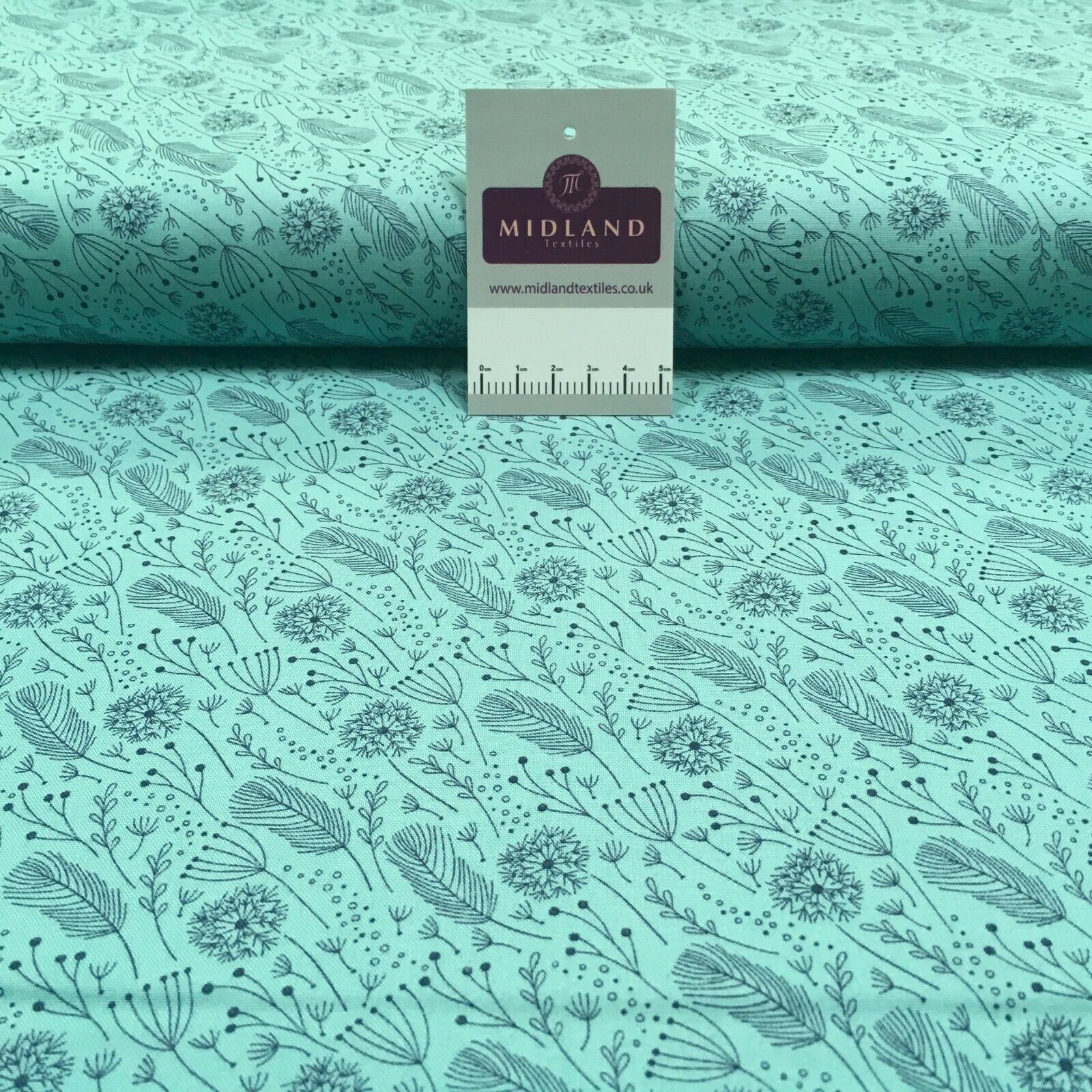 Dandelion printed Korean 100% cotton Patchwork craft mask Fabric MD1421 Mtex