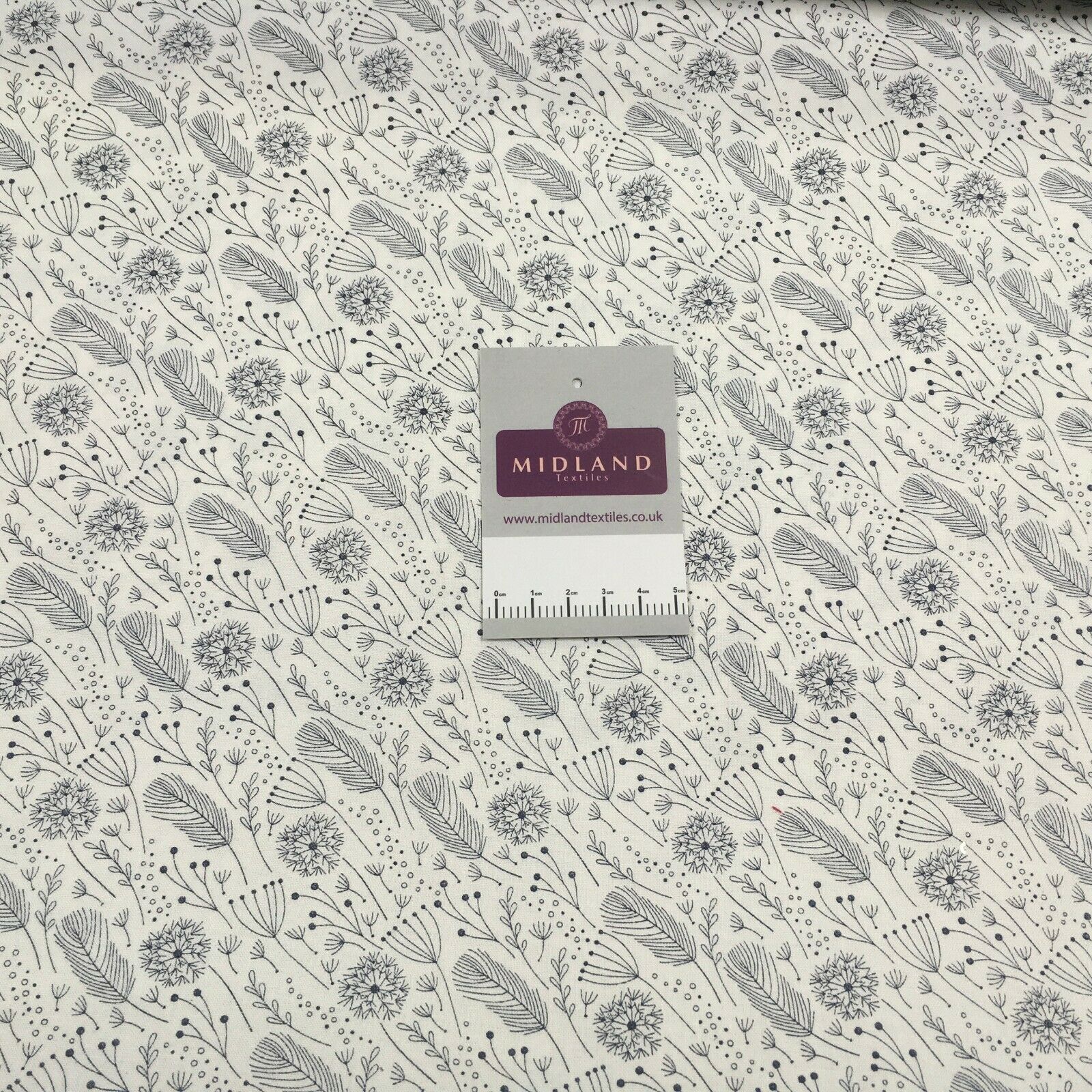 Dandelion printed Korean 100% cotton Patchwork craft mask Fabric MD1421 Mtex