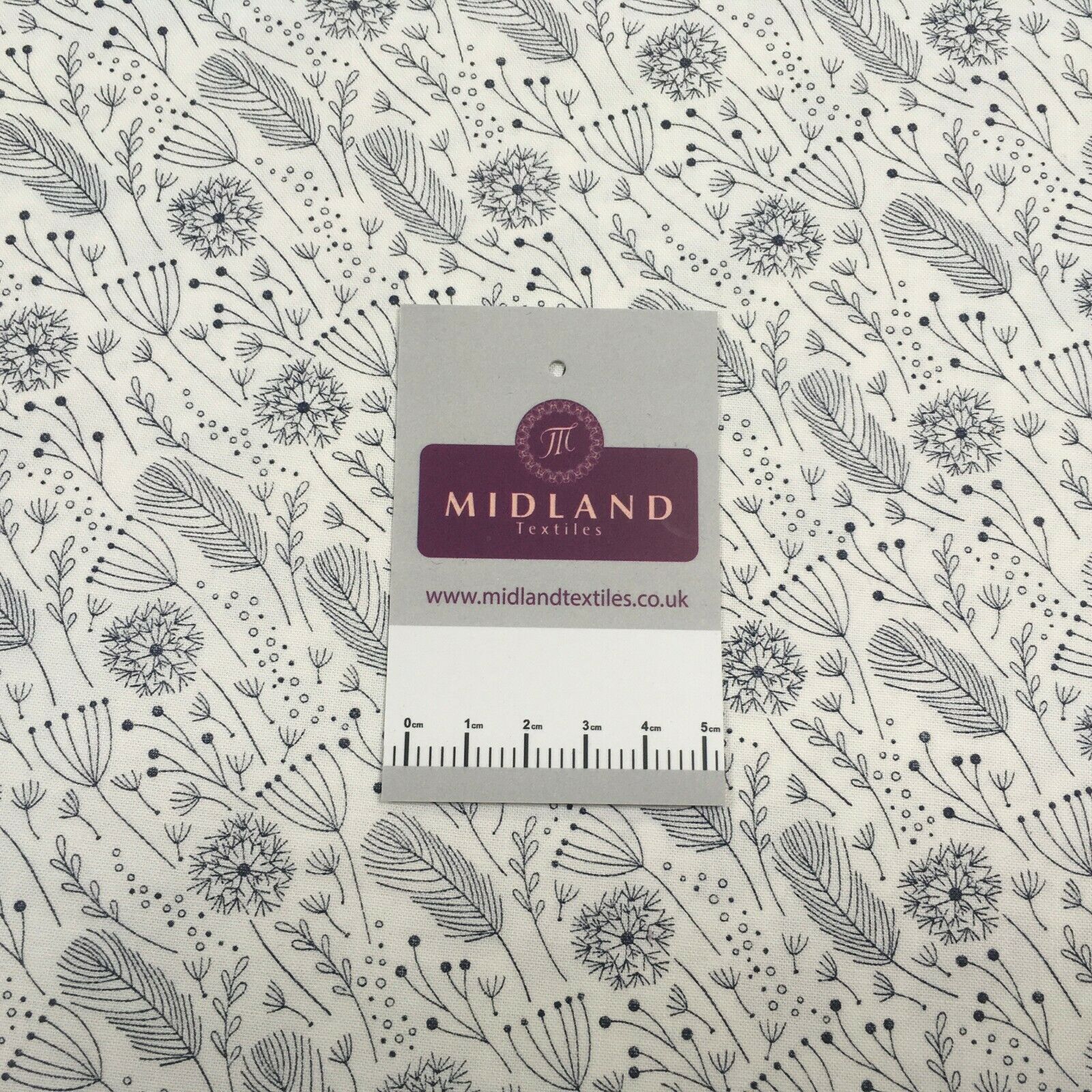 Dandelion printed Korean 100% cotton Patchwork craft mask Fabric MD1421 Mtex