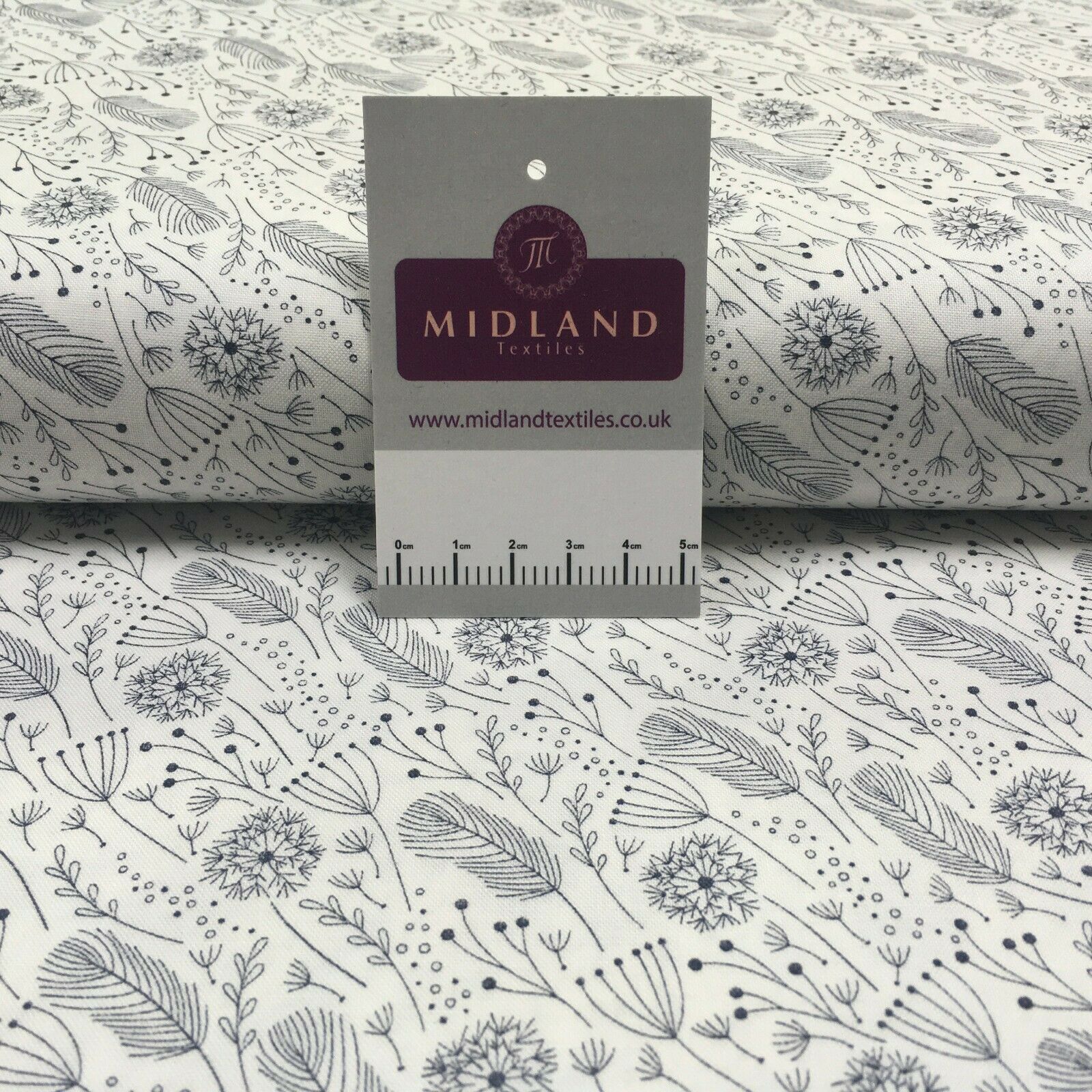 Dandelion printed Korean 100% cotton Patchwork craft mask Fabric MD1421 Mtex