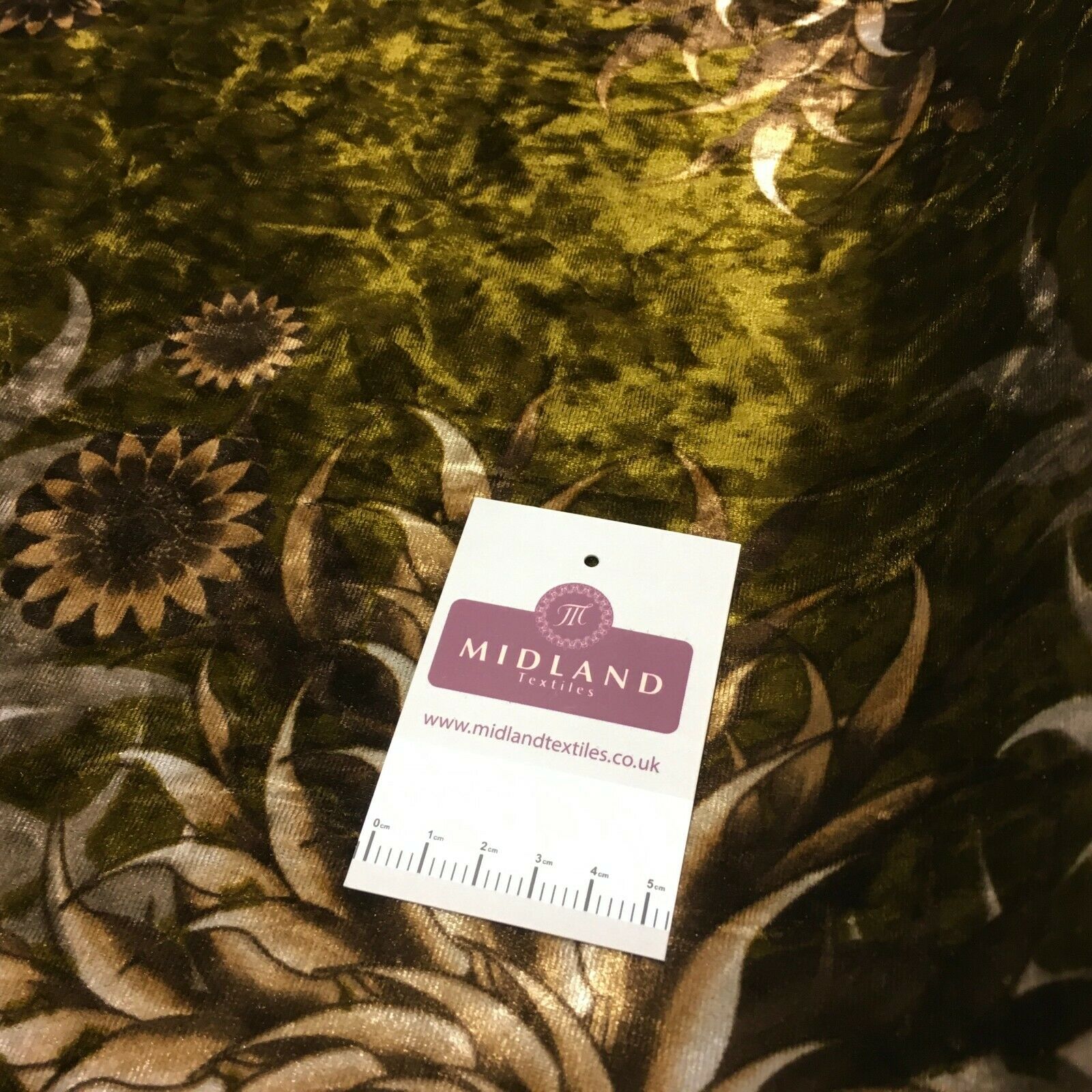 Vintage Floral Velvet Velour Stretch Printed dress fabric MA1430 Mtex