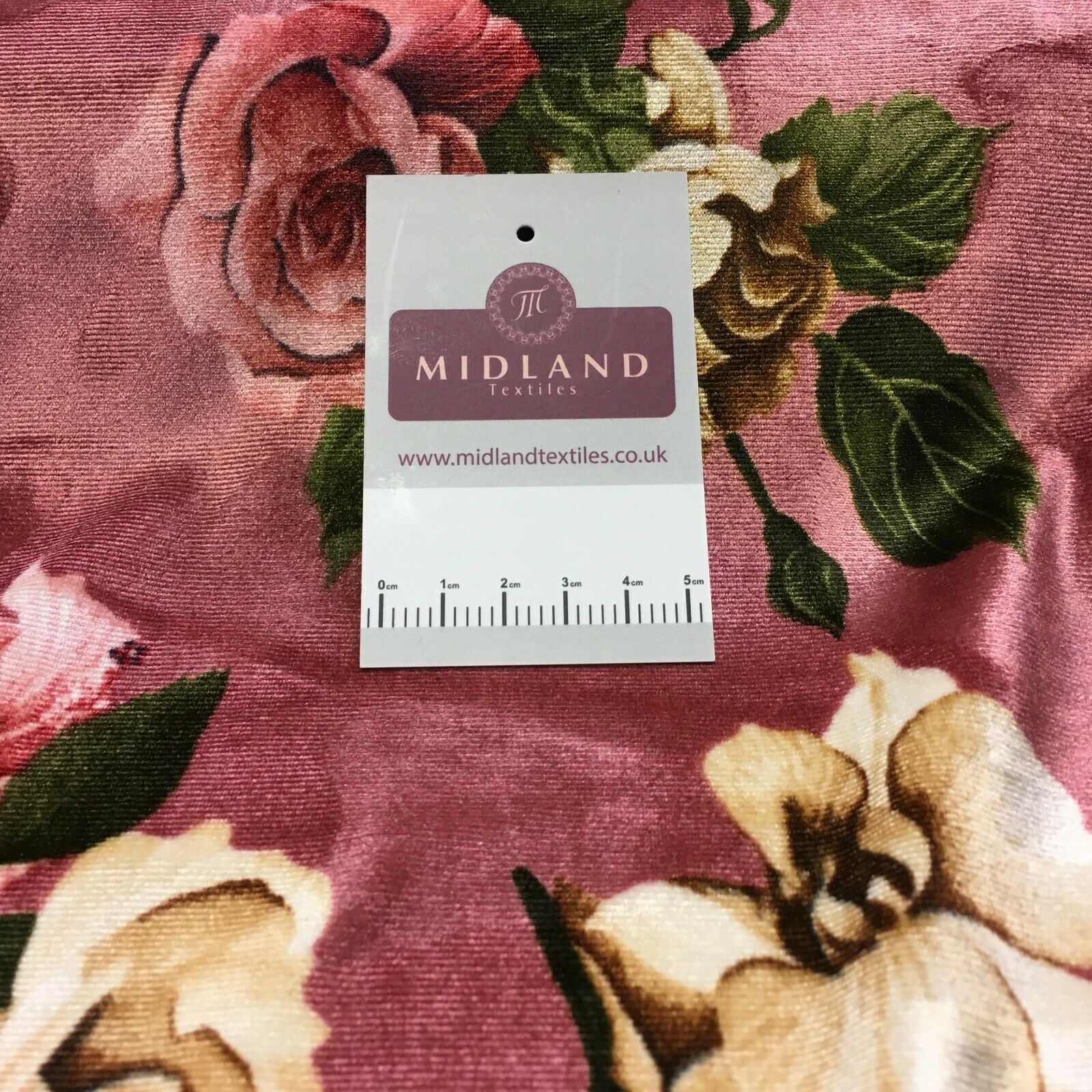 Vintage Floral Velvet Velour Stretch Printed dress fabric MA1430 Mtex