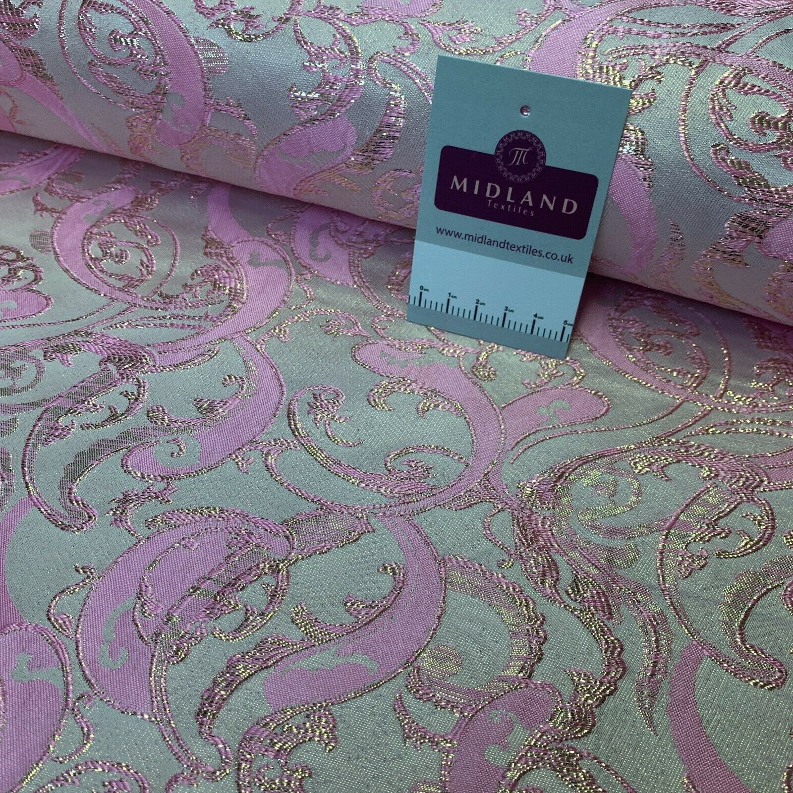 Lurex Ornamental Brocade wedding fabric M1498 Mtex