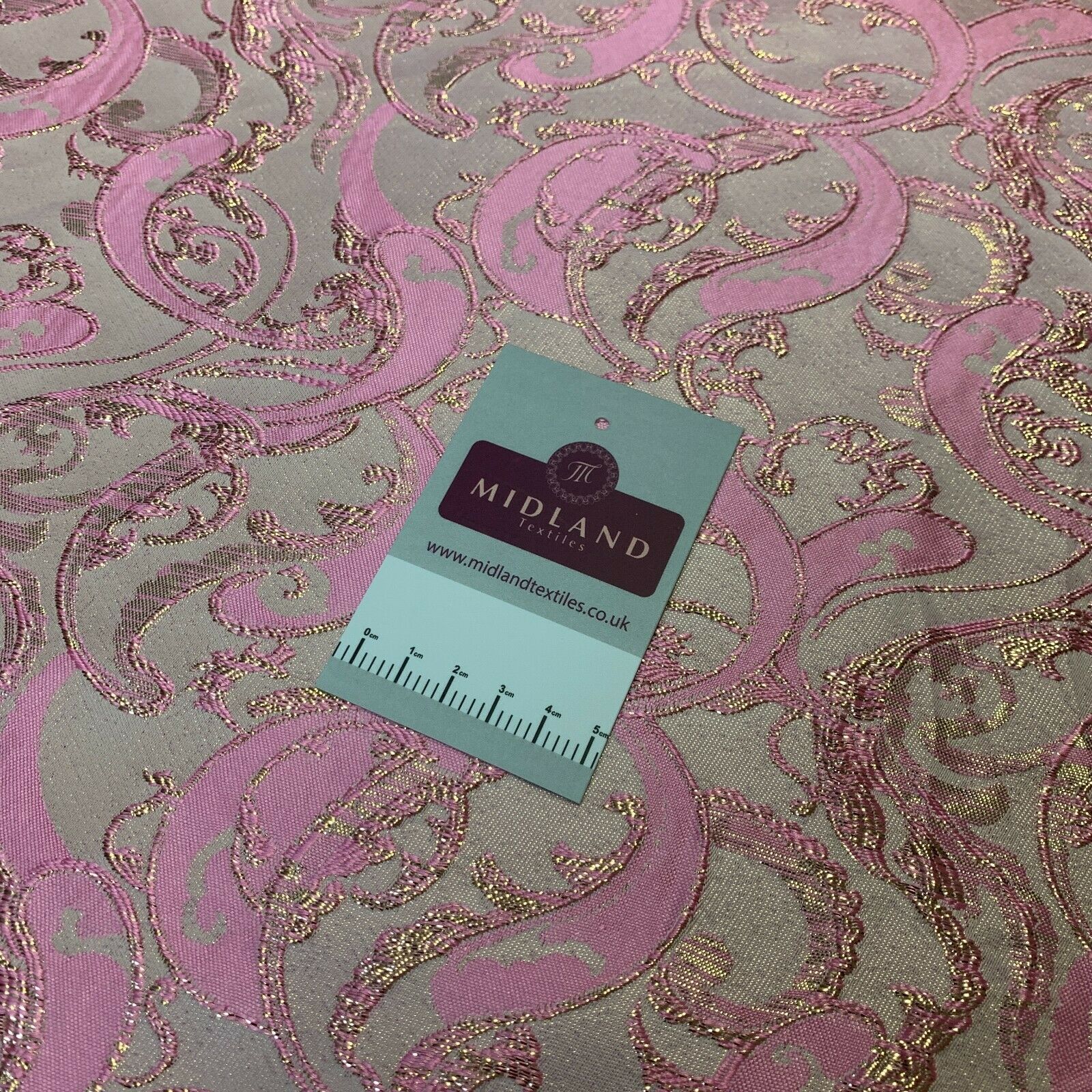 Lurex Ornamental Brocade wedding fabric M1498 Mtex