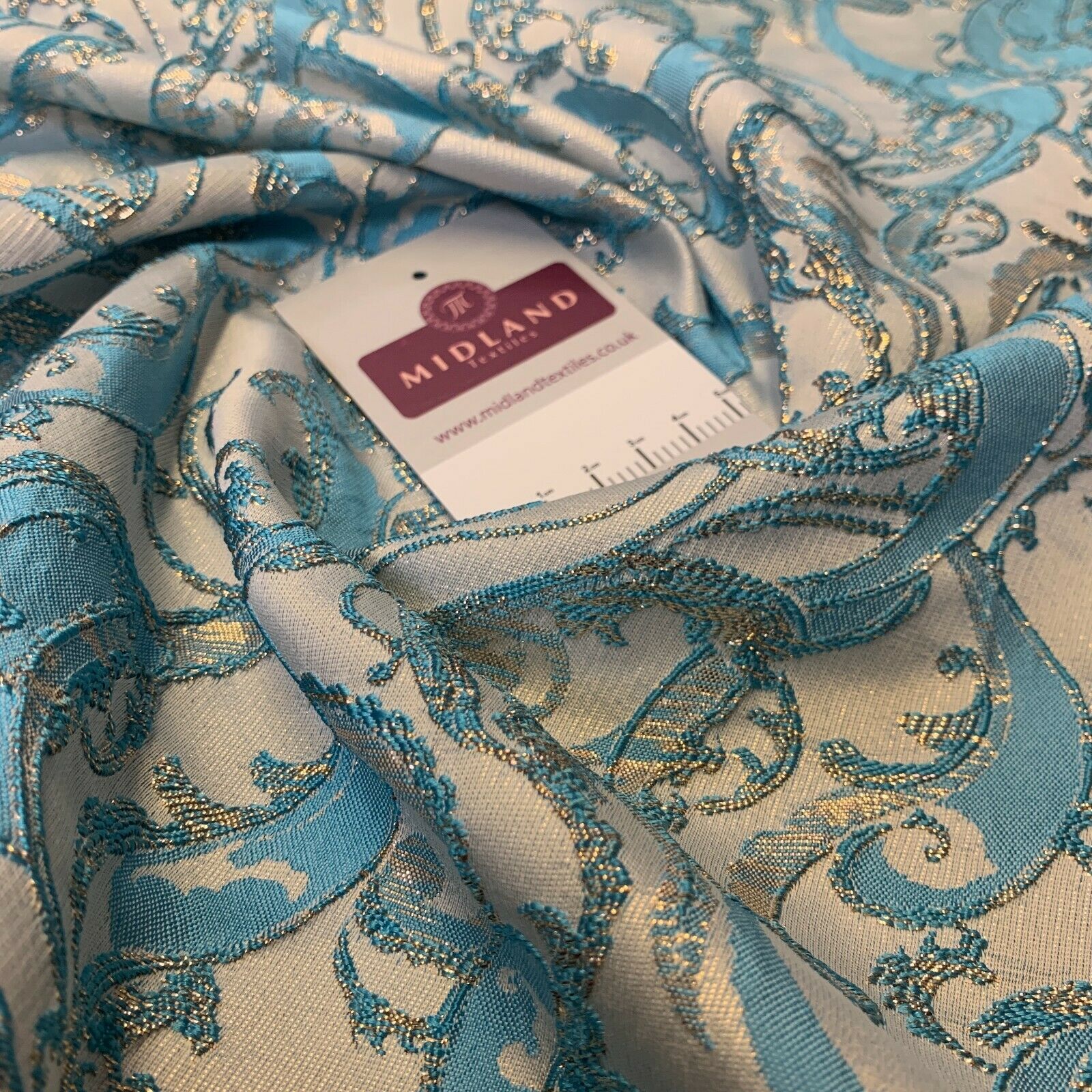 Lurex Ornamental Brocade wedding fabric M1498 Mtex