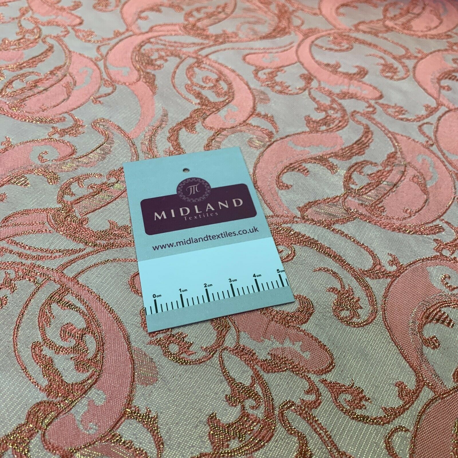 Lurex Ornamental Brocade wedding fabric M1498 Mtex