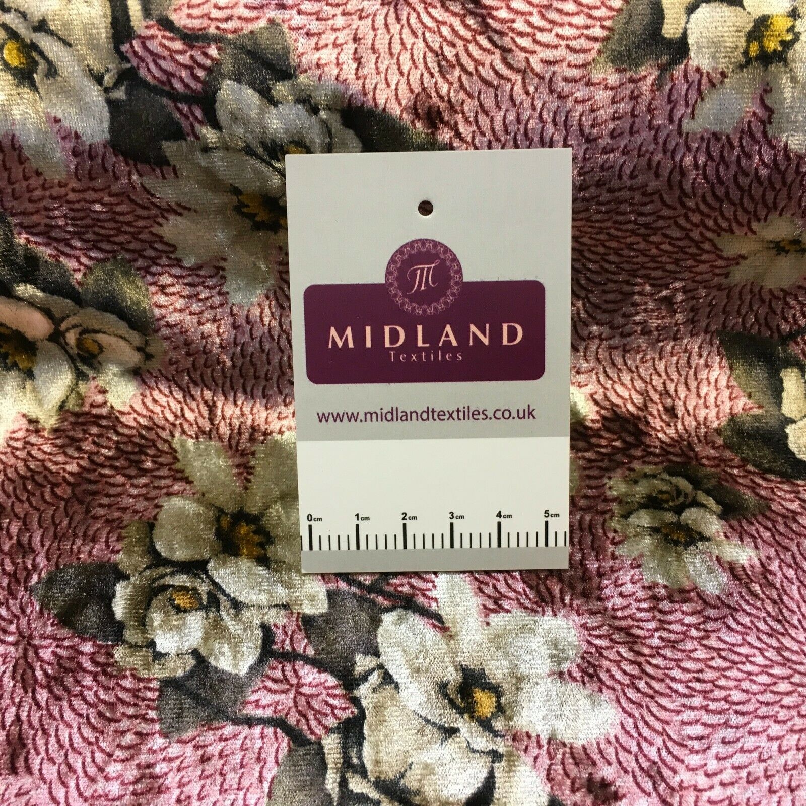 Vintage Floral Velvet Velour Stretch Printed dress fabric MA1430 Mtex