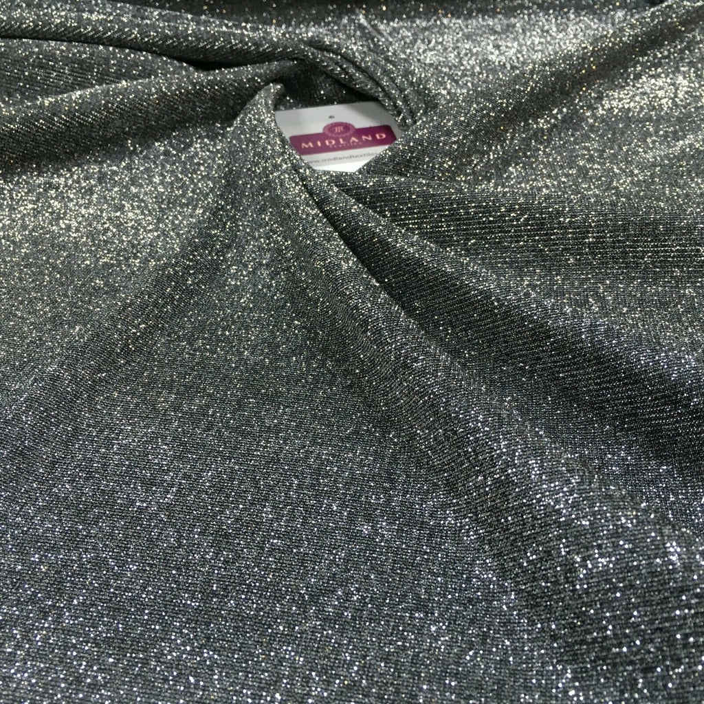 Shimmer Moonlight  Shiny Stretch glitter nylon fabric M1433 Mtex