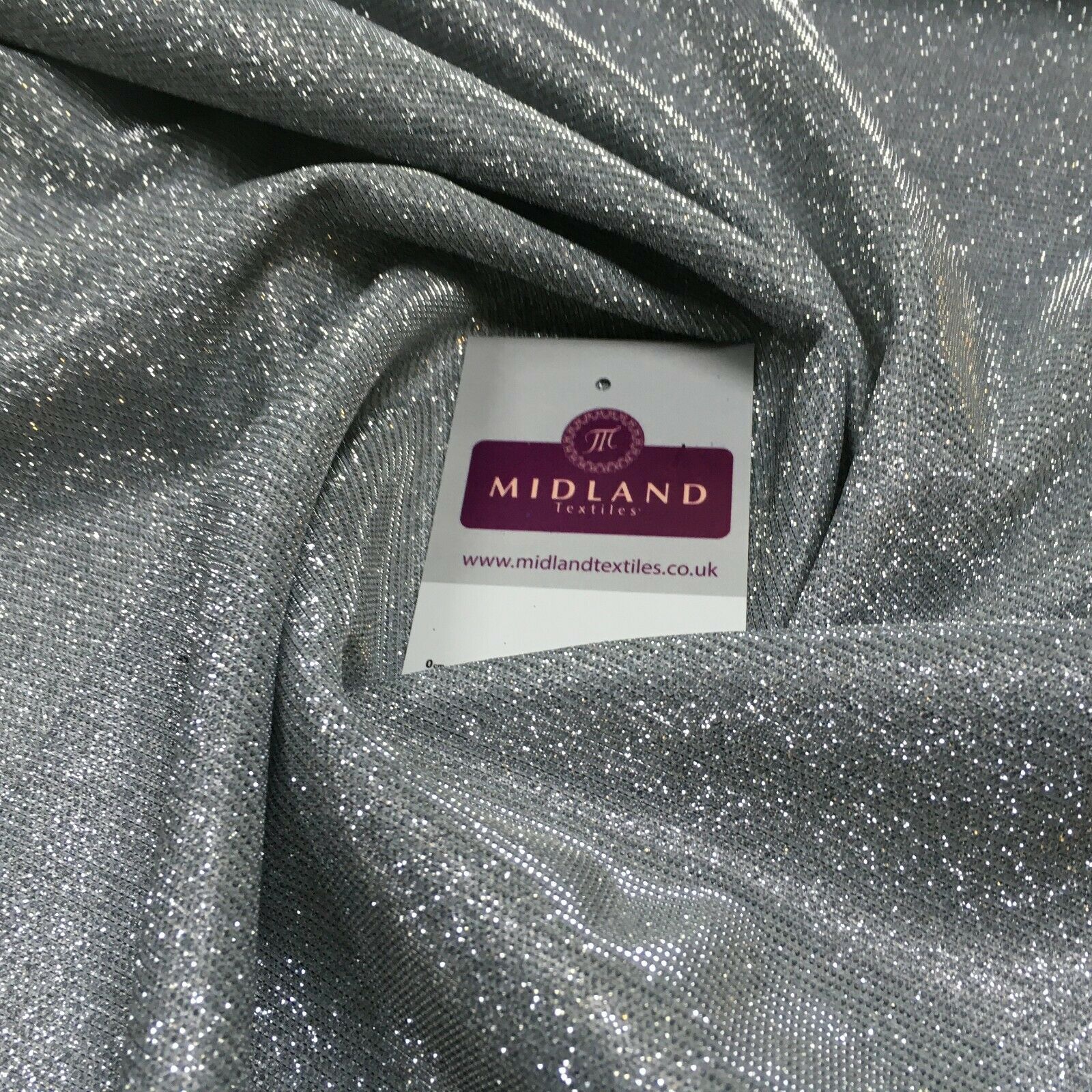 Shimmer Moonlight  Shiny Stretch glitter nylon fabric M1433 Mtex