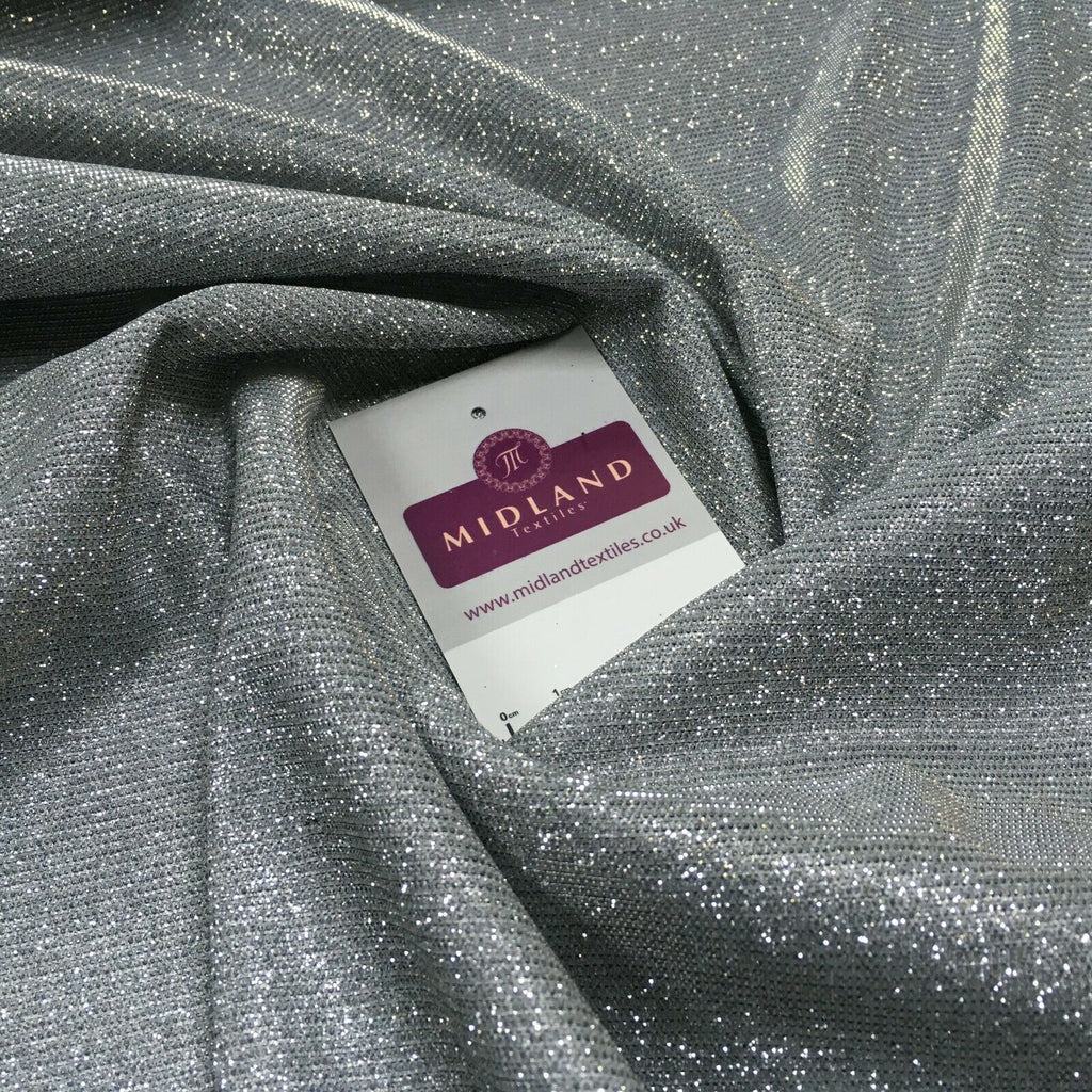 Shimmer Moonlight  Shiny Stretch glitter nylon fabric M1433 Mtex