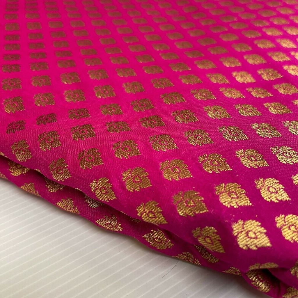 Indian Handloom brocade wedding fabric M1536 Mtex