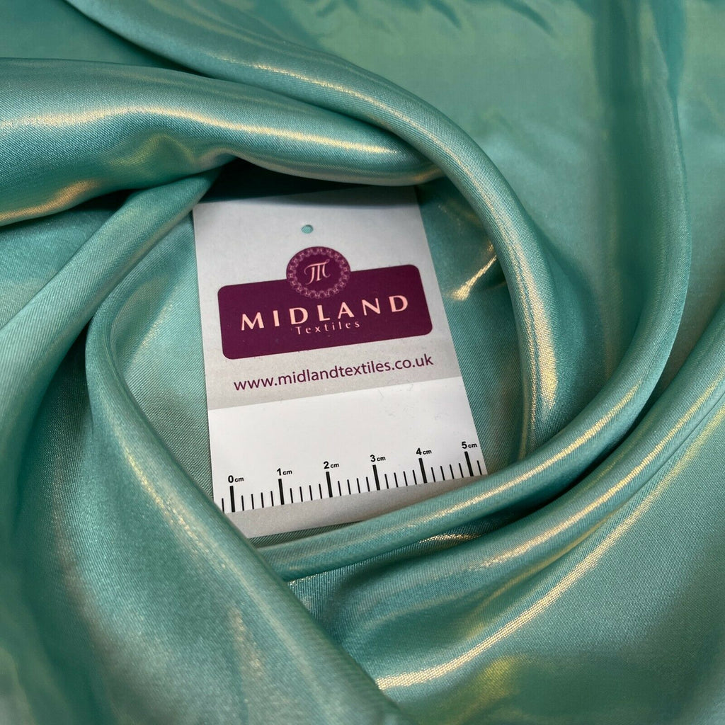 Silky Lightweight Charmeuse Shimmer Satin Foil Non-Stretch fabric M1535