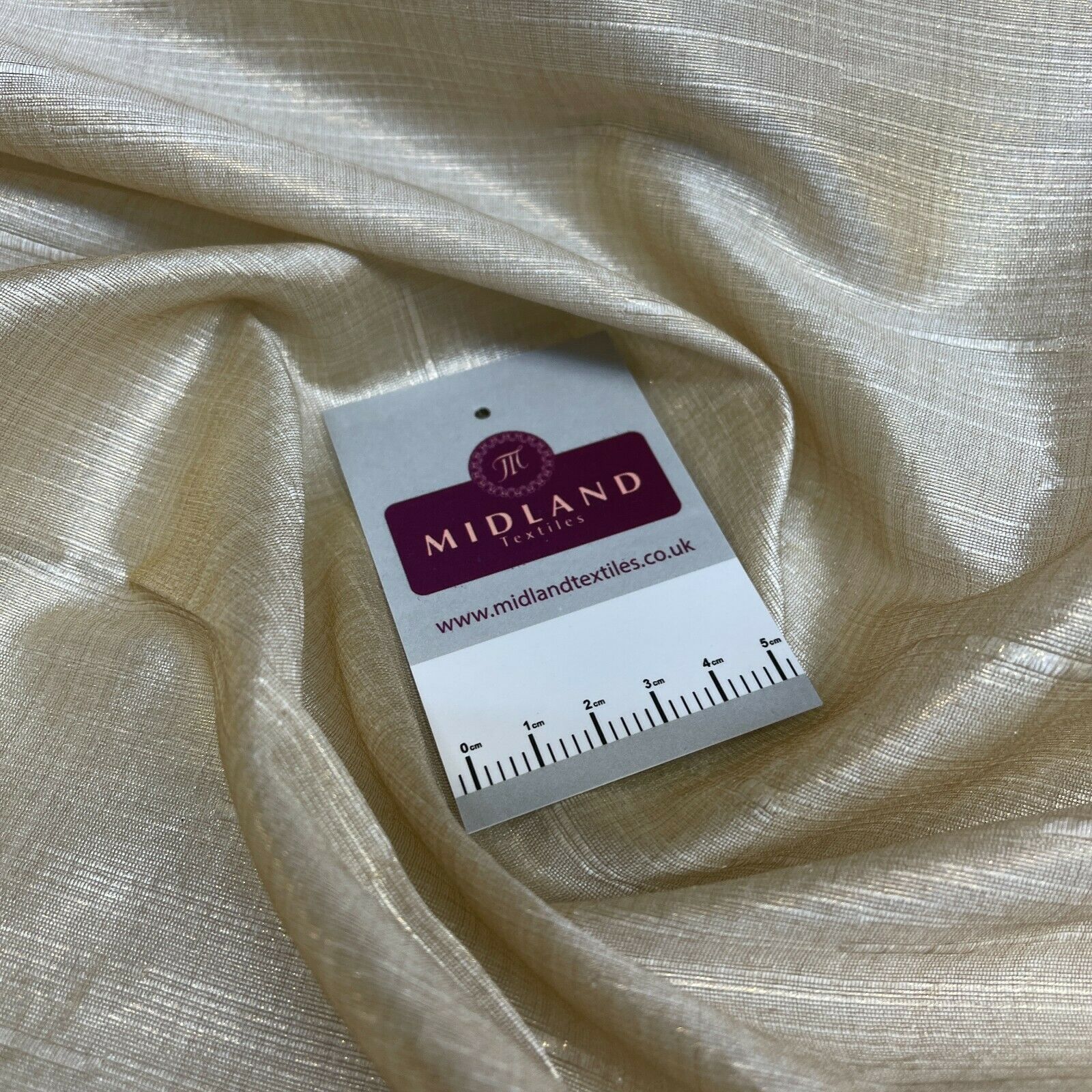 Gold Shimmer Raw Faux Silk Dupion Shantung Dress Fabric M1519 Mtex