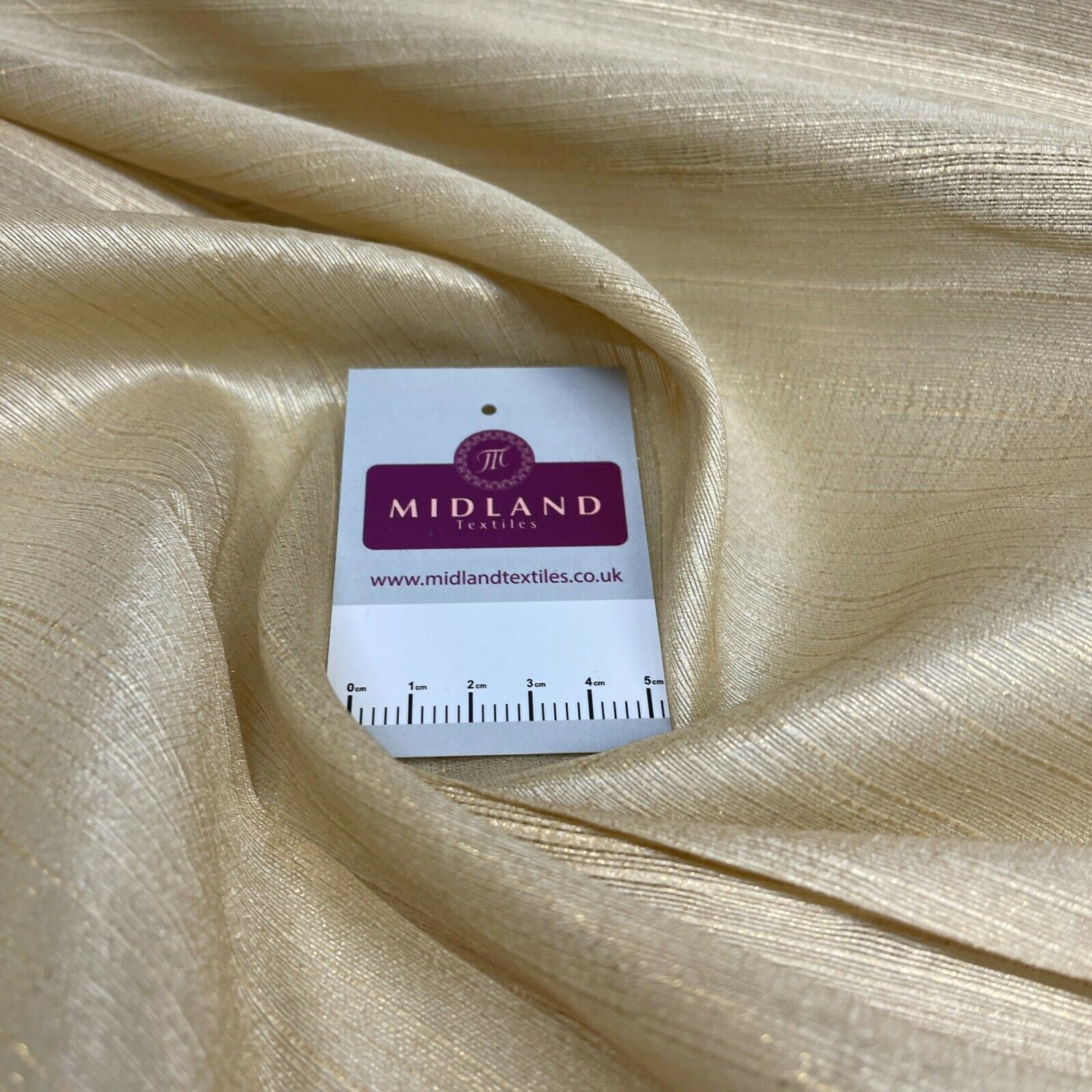 Gold Shimmer Raw Faux Silk Dupion Shantung Dress Fabric M1519 Mtex