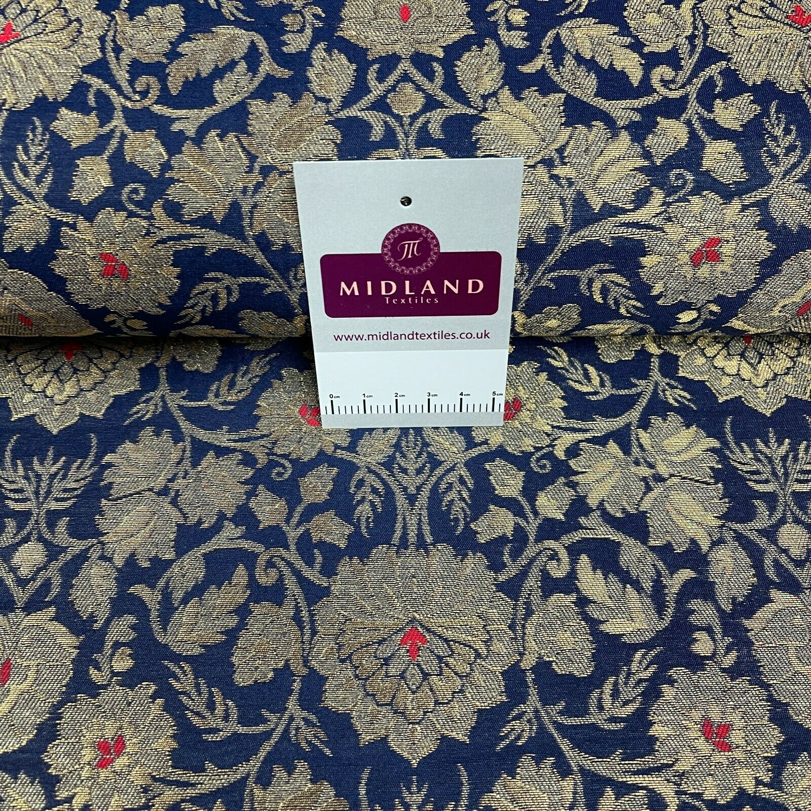 Floral ornamental Indian Brocade dress waistcoat fabric M1509 Mtex