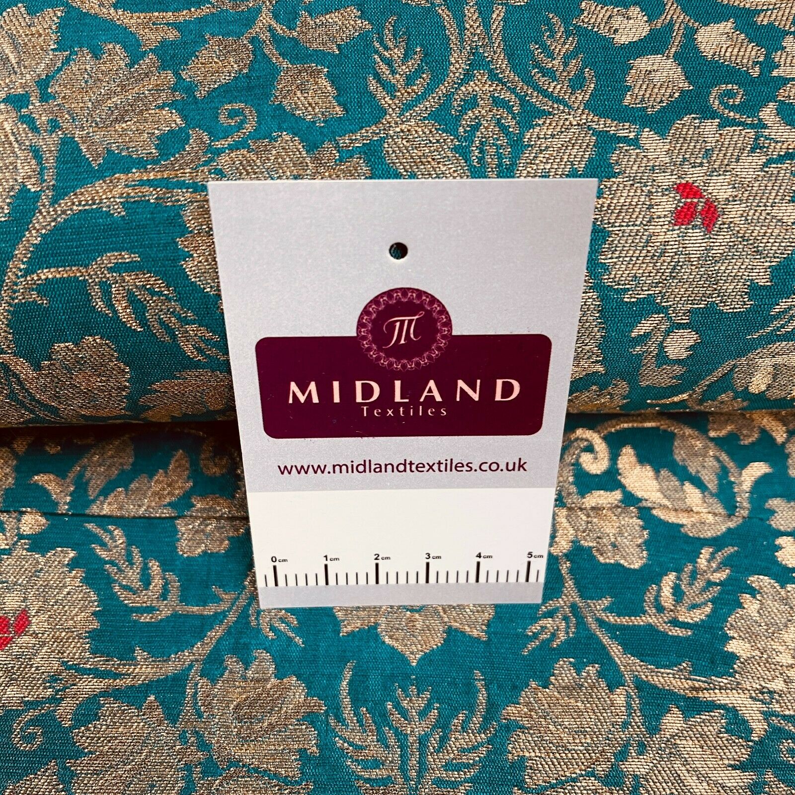 Floral ornamental Indian Brocade dress waistcoat fabric M1509 Mtex