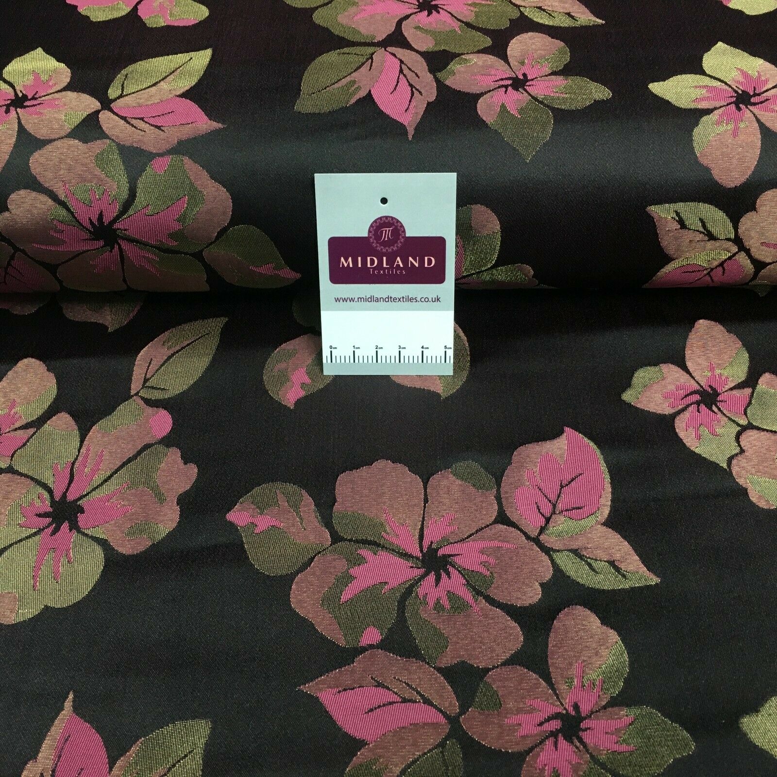 Indian floral Brocade wedding waistcoat fabric M1507 Mtex