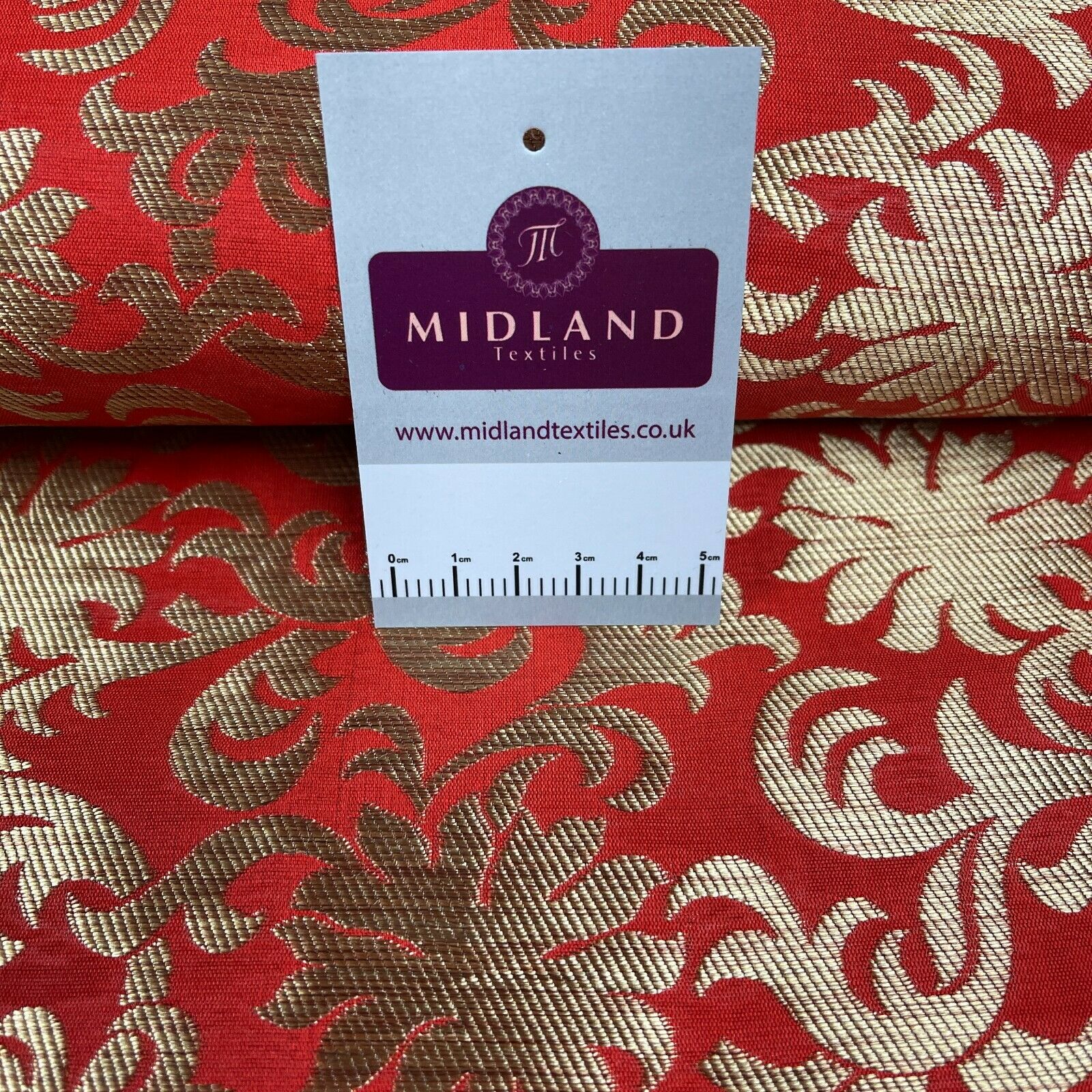 Floral ornamental Indian Brocade waistcoat fabric M1508 Mtex