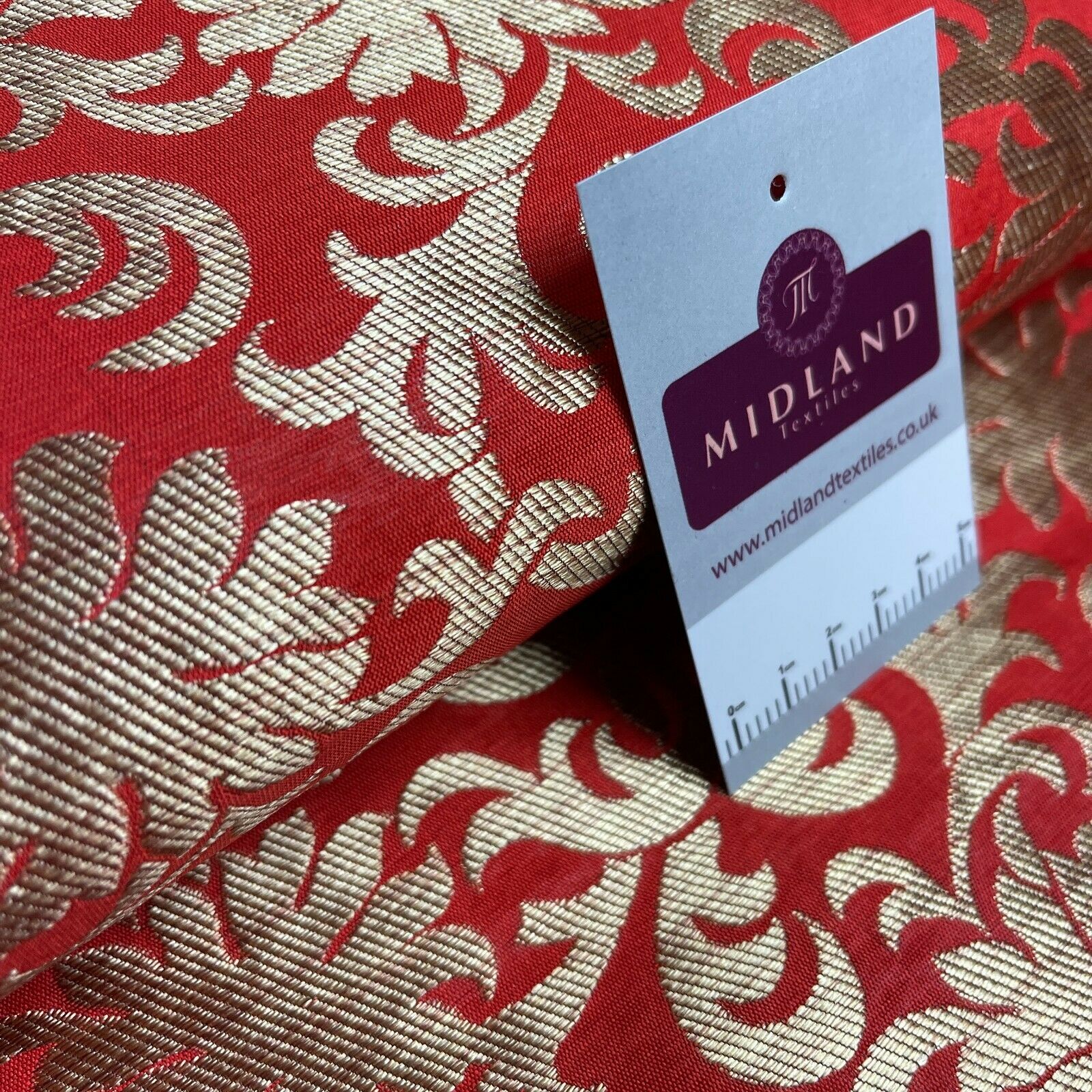 Floral ornamental Indian Brocade waistcoat fabric M1508 Mtex