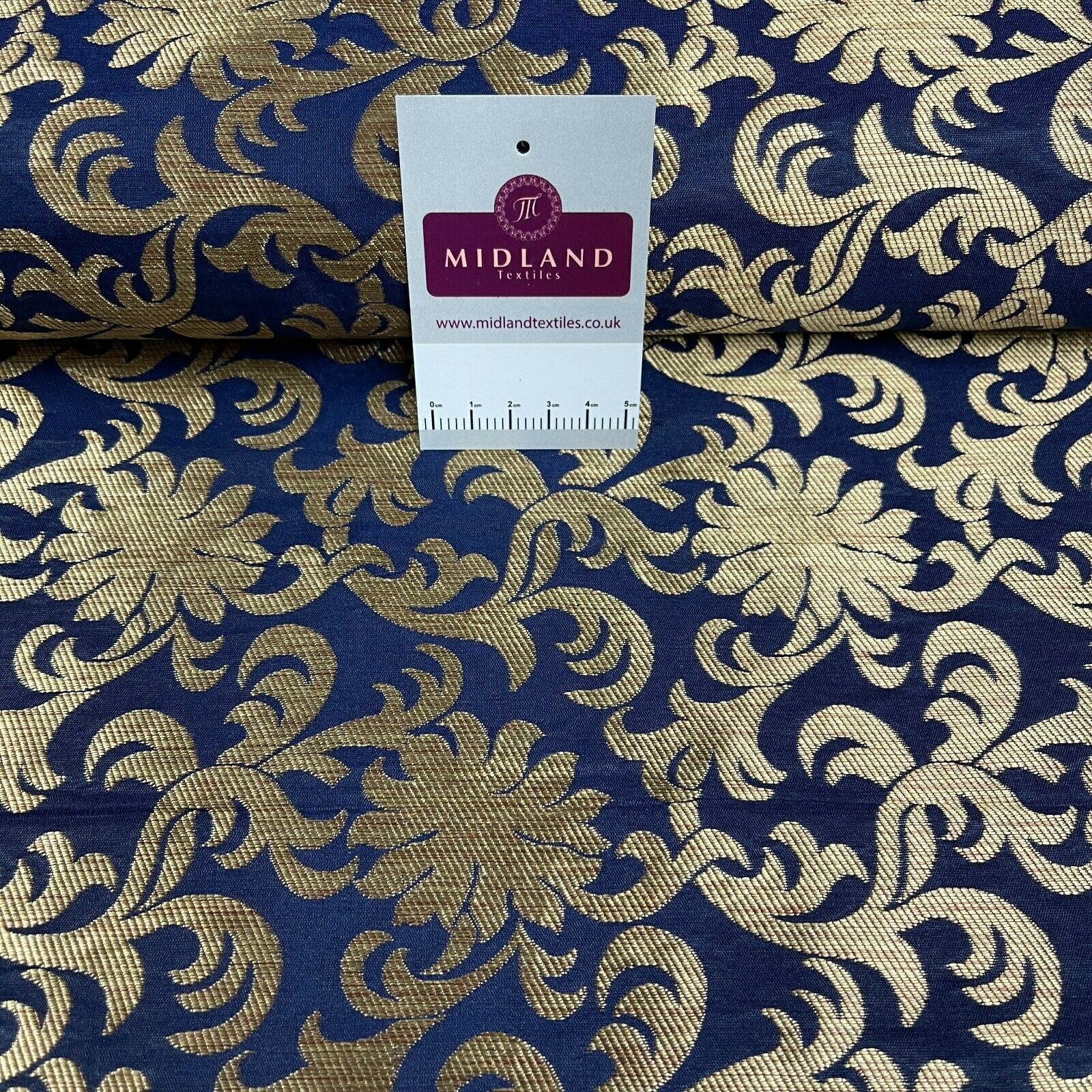 Floral ornamental Indian Brocade waistcoat fabric M1508 Mtex