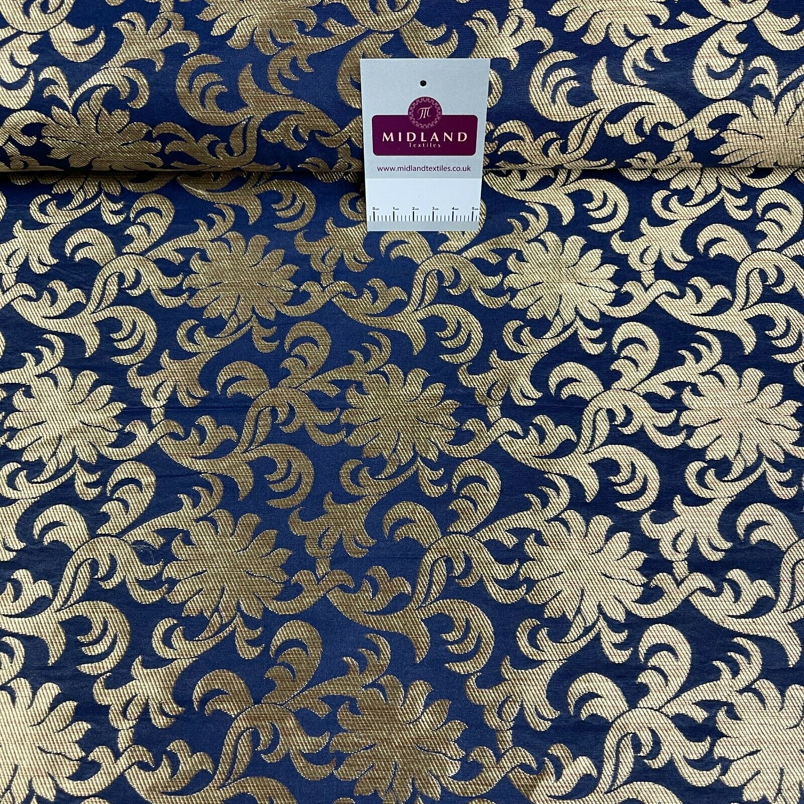 Floral ornamental Indian Brocade waistcoat fabric M1508 Mtex