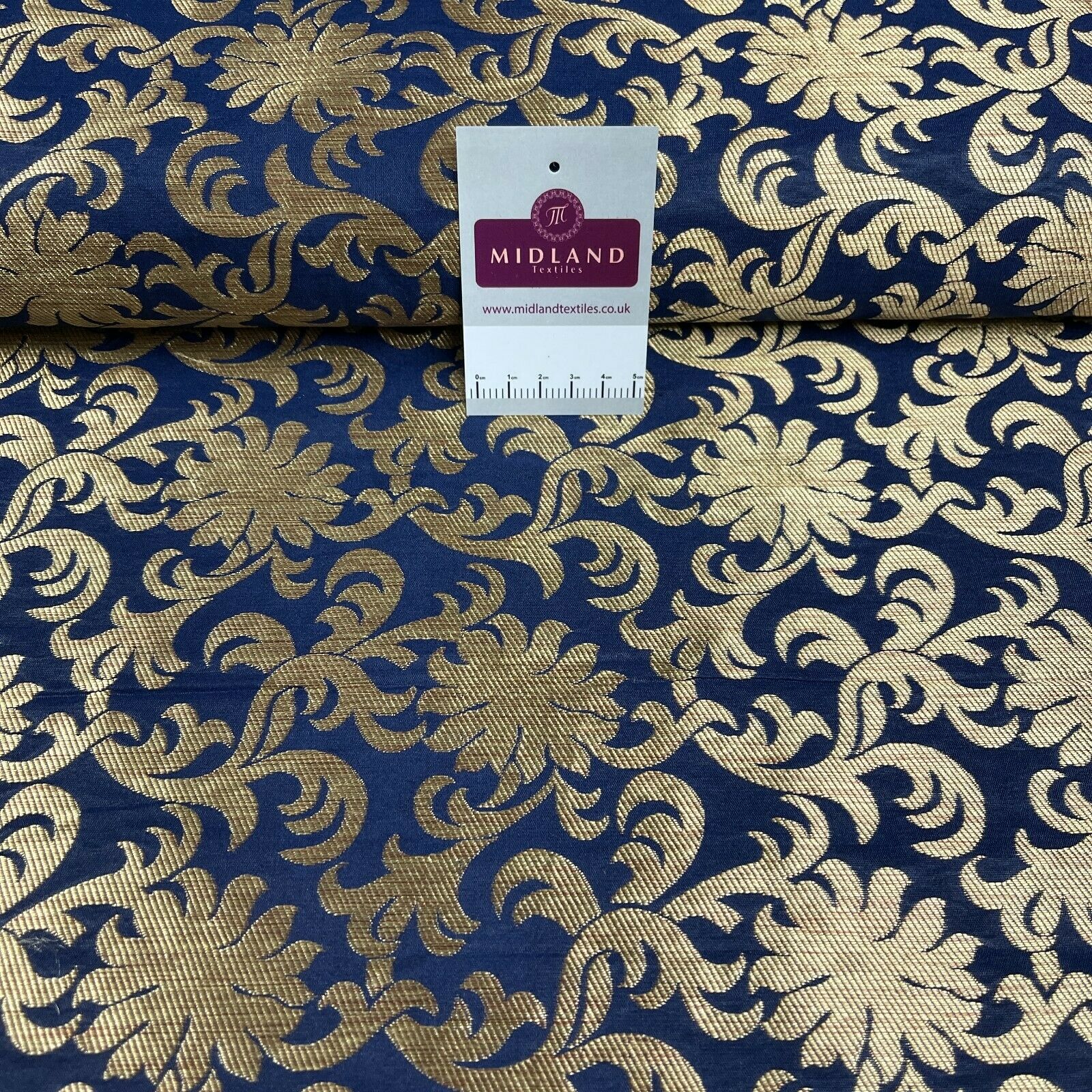 Floral ornamental Indian Brocade waistcoat fabric M1508 Mtex