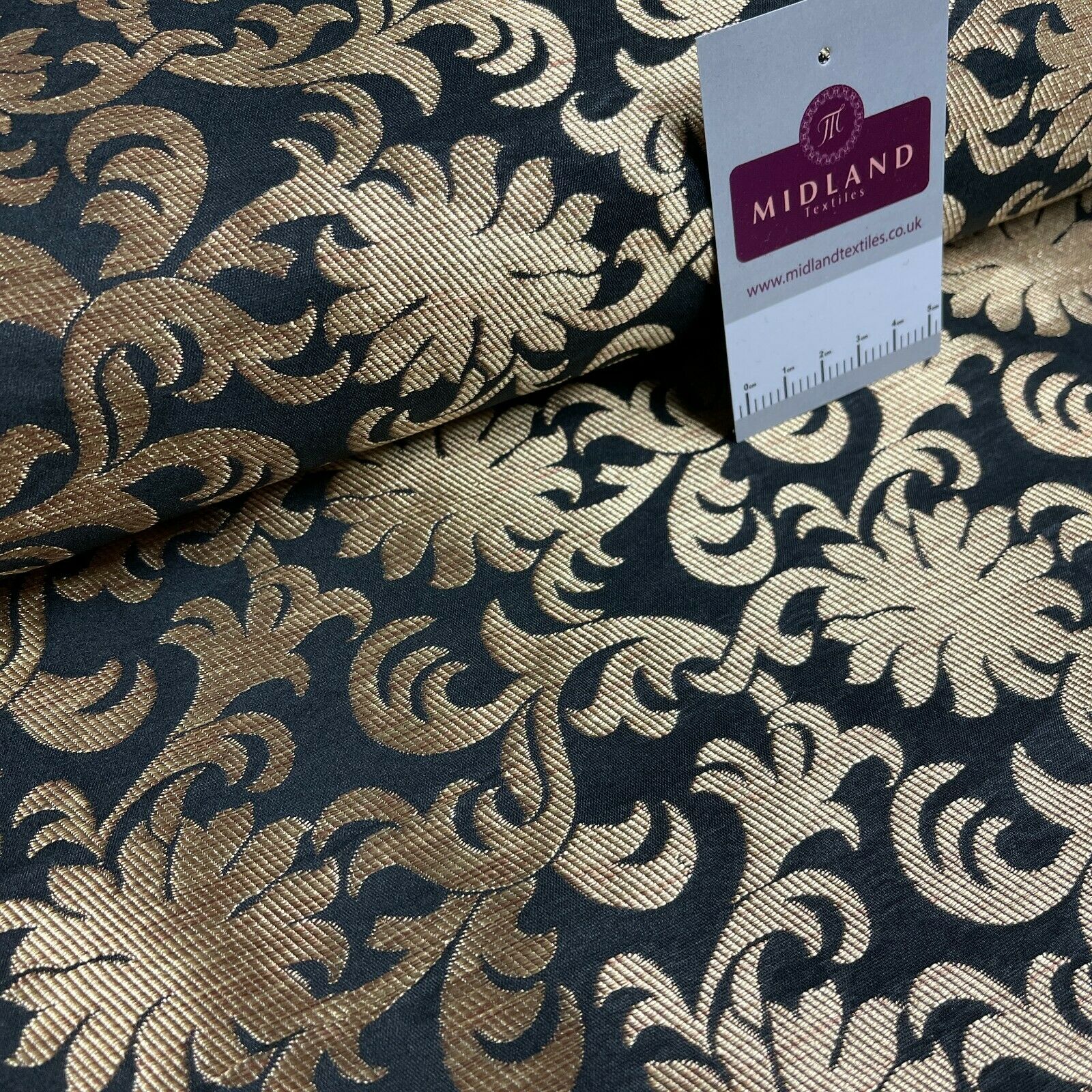 Floral ornamental Indian Brocade waistcoat fabric M1508 Mtex