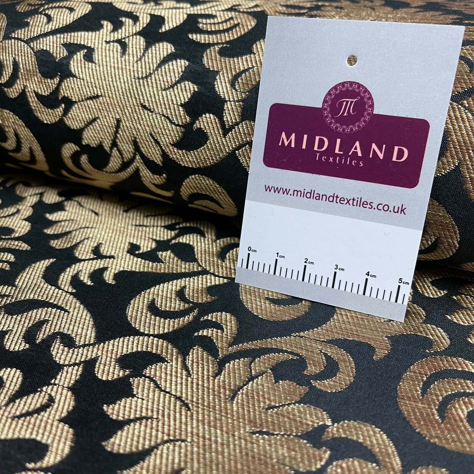 Floral ornamental Indian Brocade waistcoat fabric M1508 Mtex