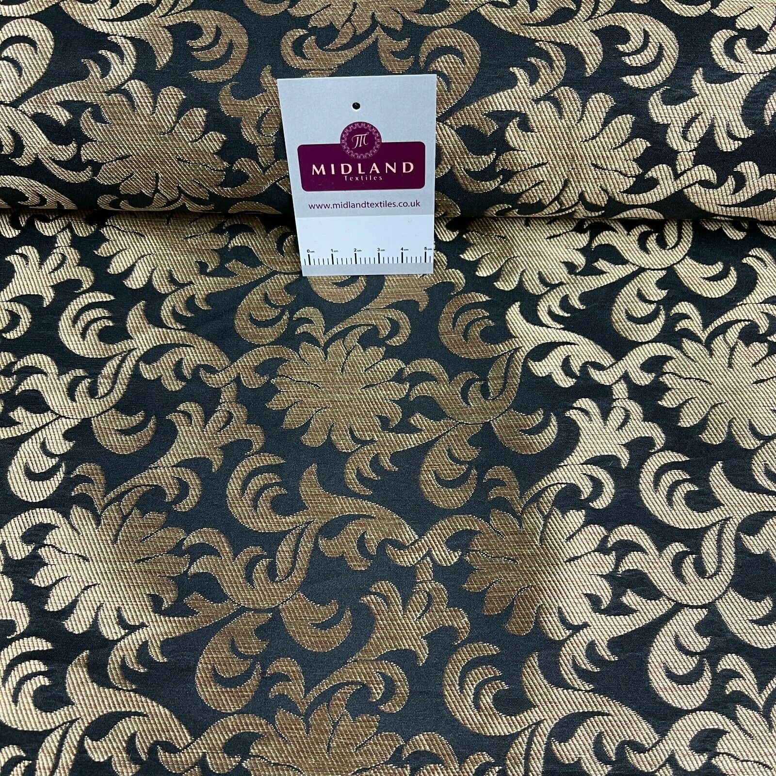 Floral ornamental Indian Brocade waistcoat fabric M1508 Mtex