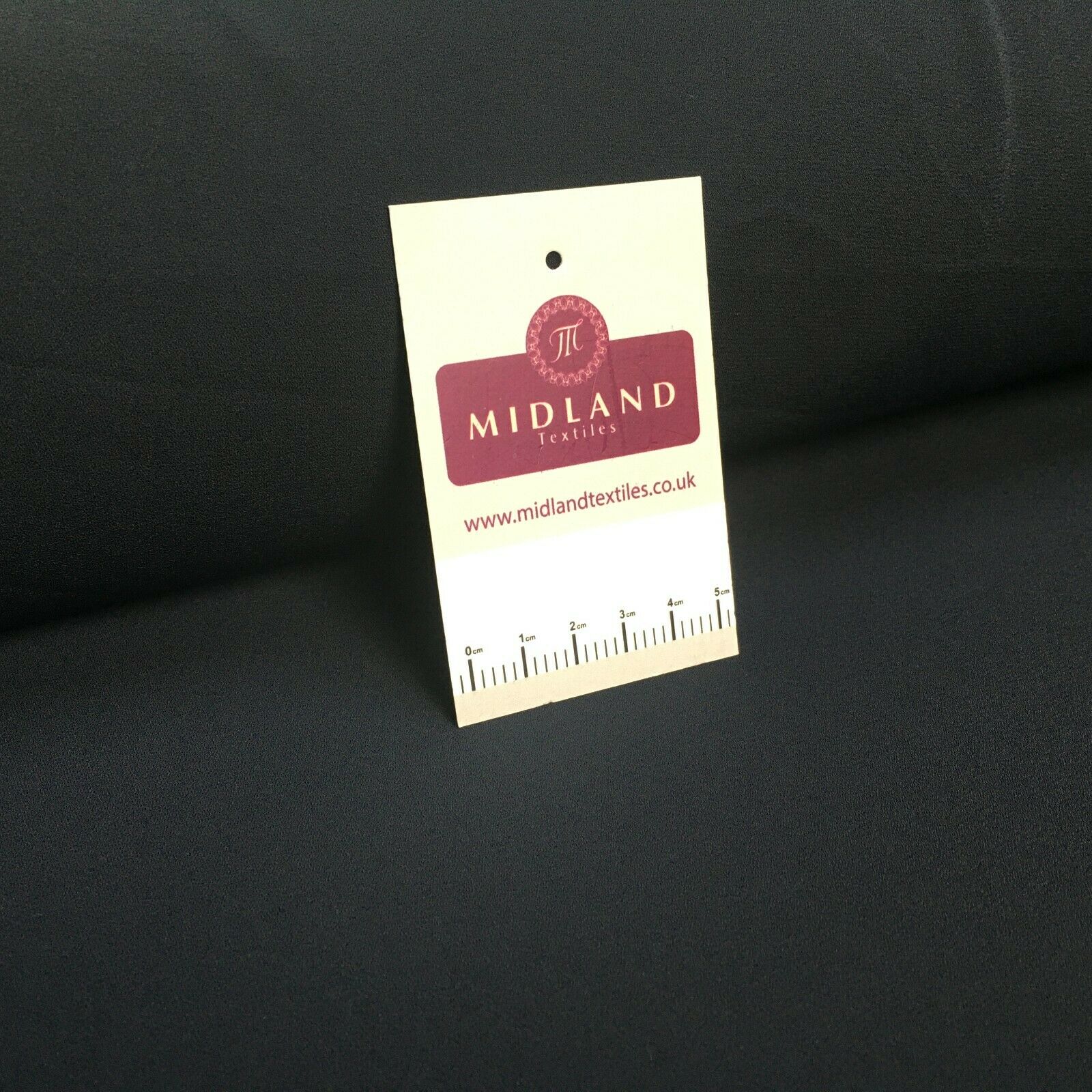 Navy Ornamental Paisley Navy Print &Plain Georgette Dress Fabric M1549 Mtex