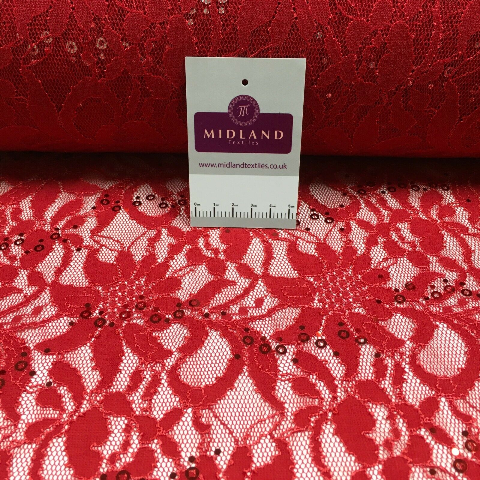 Bridal Raschel floral Lace corded with sequins dress fabric M1434