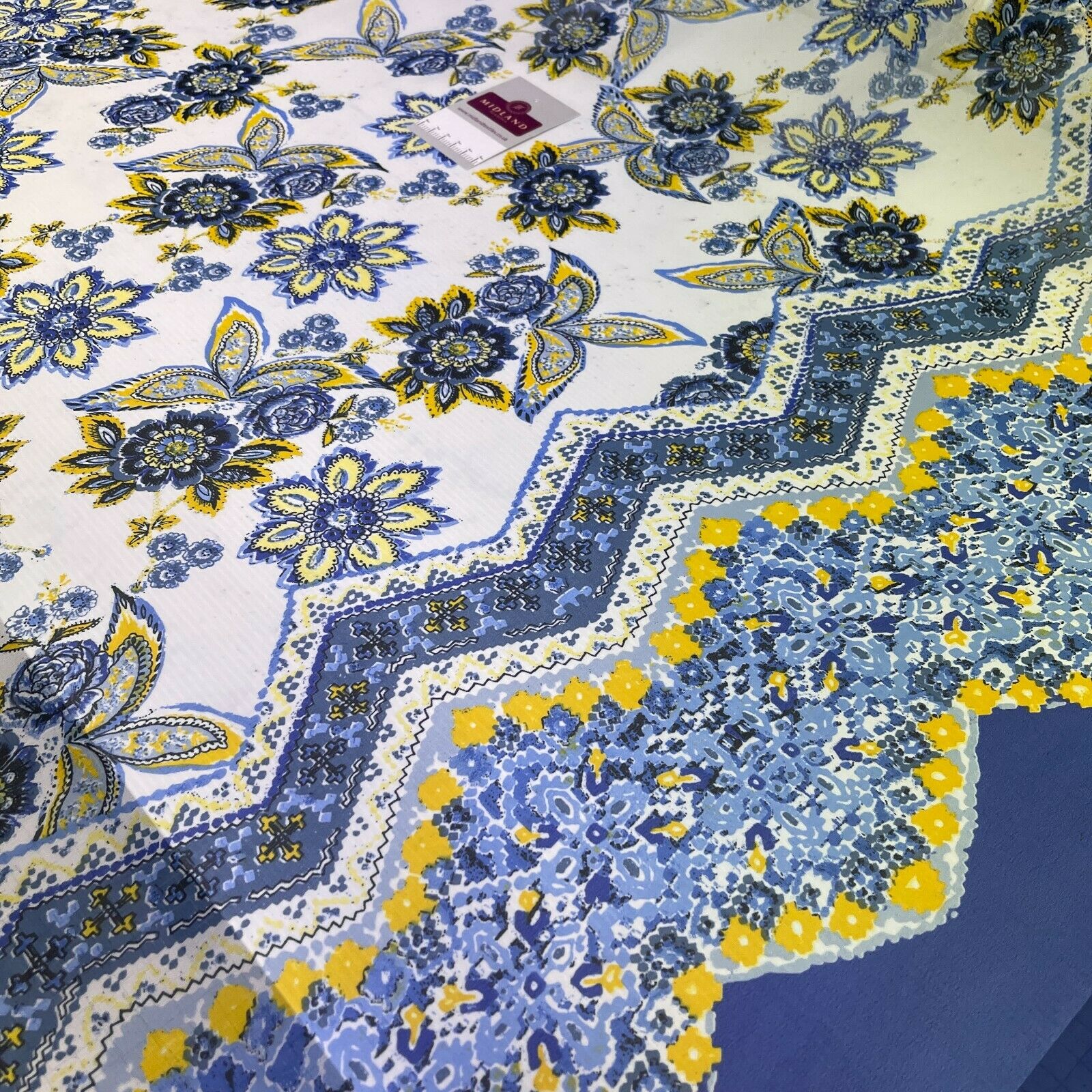 Mixed Designs Floral ornamental Chiffon Georgette Dress scarf Fabric M1556 Mtex