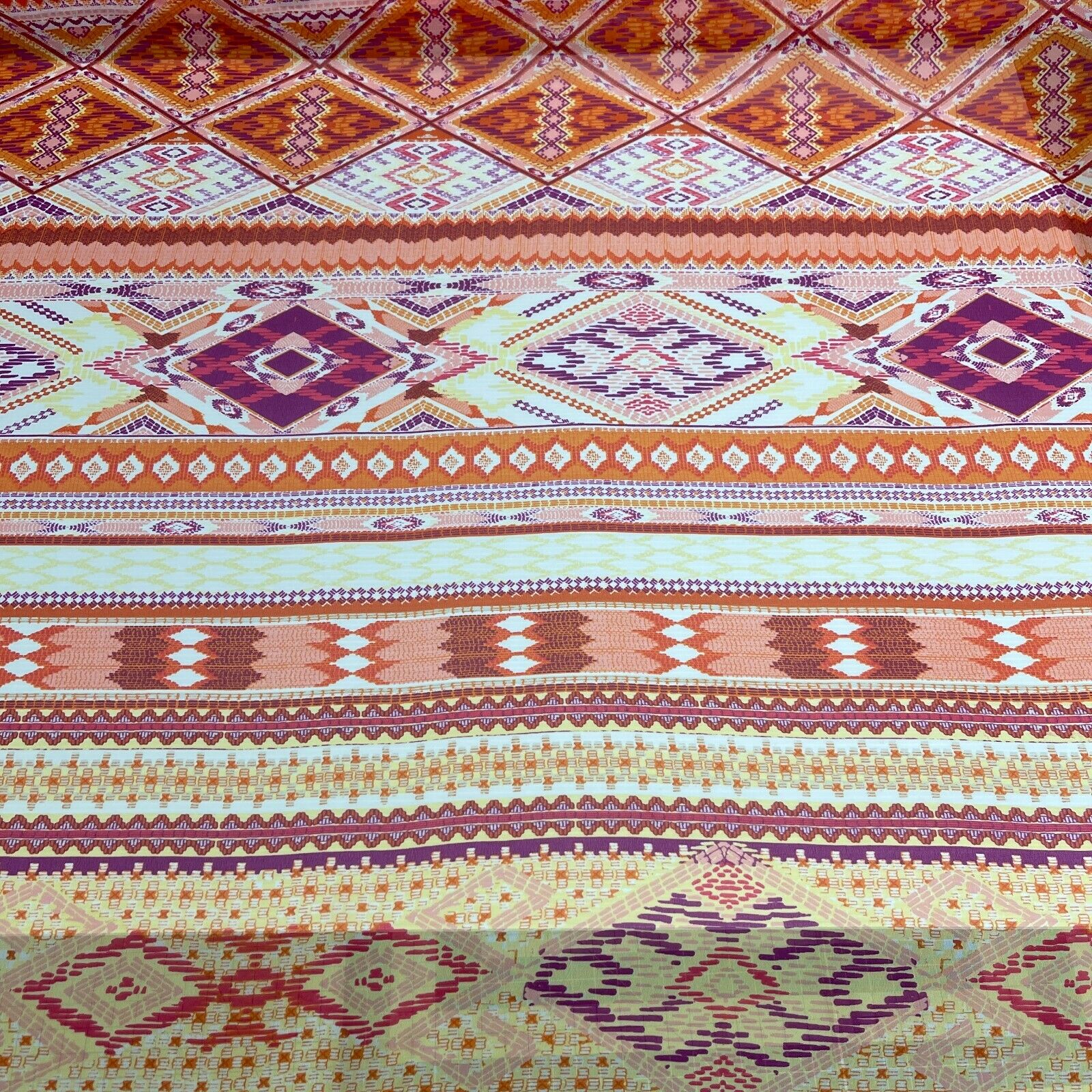 Mixed Designs Floral ornamental Chiffon Georgette Dress scarf Fabric M1556 Mtex