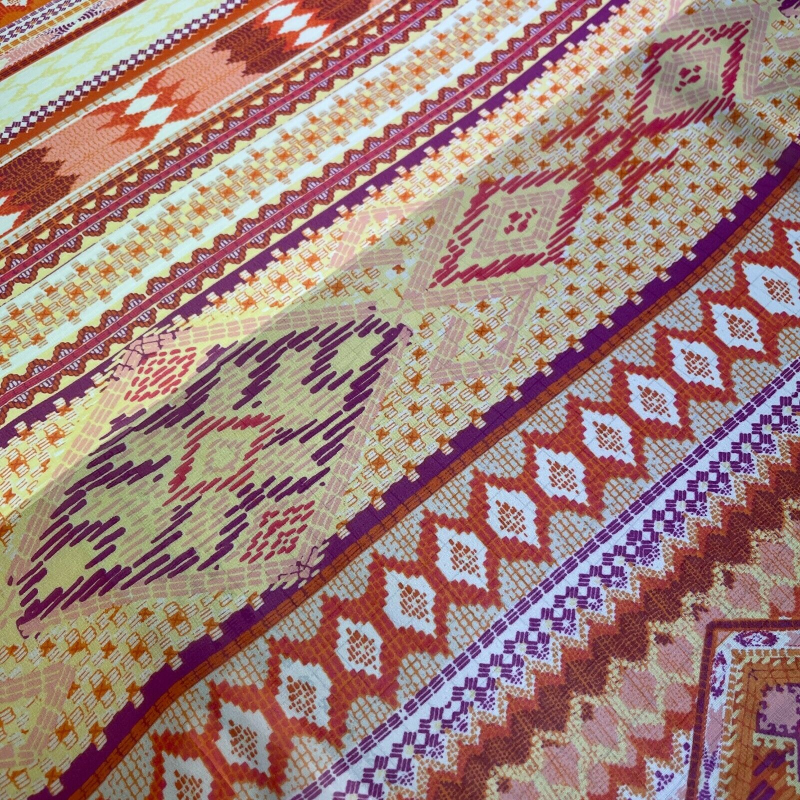 Mixed Designs Floral ornamental Chiffon Georgette Dress scarf Fabric M1556 Mtex