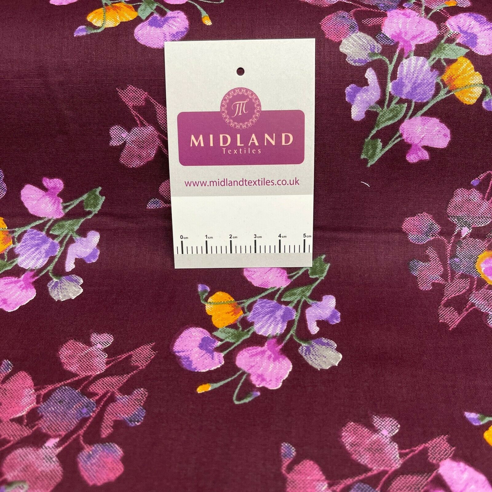 Floral Silky Soft 100% Cotton Lawn Dress Fabric M1558 Mtex