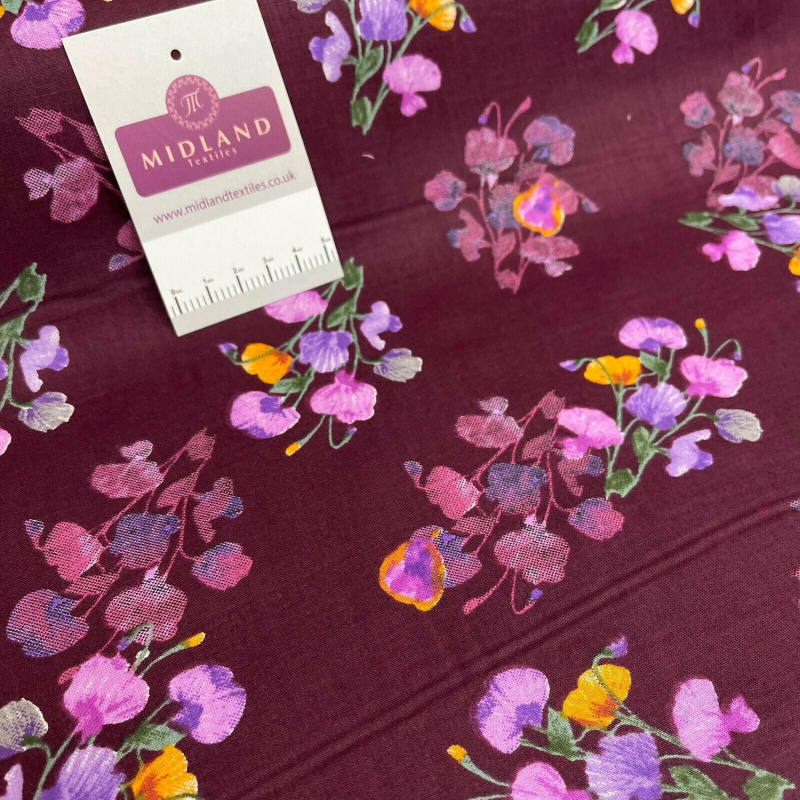 Floral Silky Soft 100% Cotton Lawn Dress Fabric M1558 Mtex