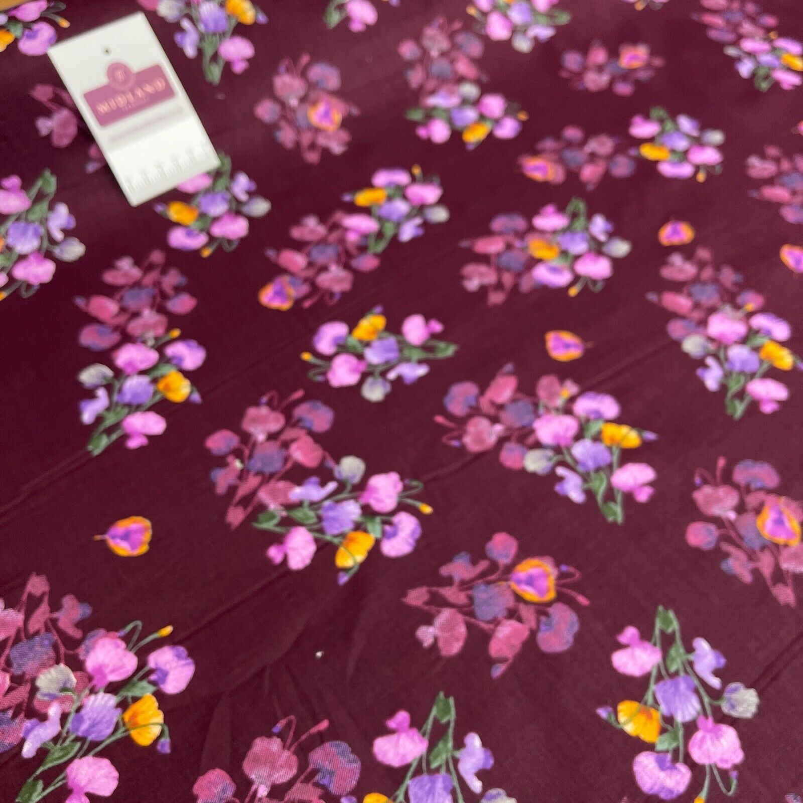 Floral Silky Soft 100% Cotton Lawn Dress Fabric M1558 Mtex