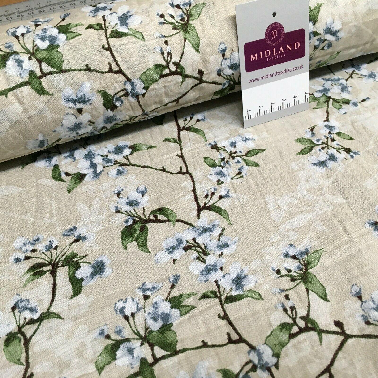 Floral Silky Soft 100% Cotton Lawn Dress Fabric M1560 Mtex