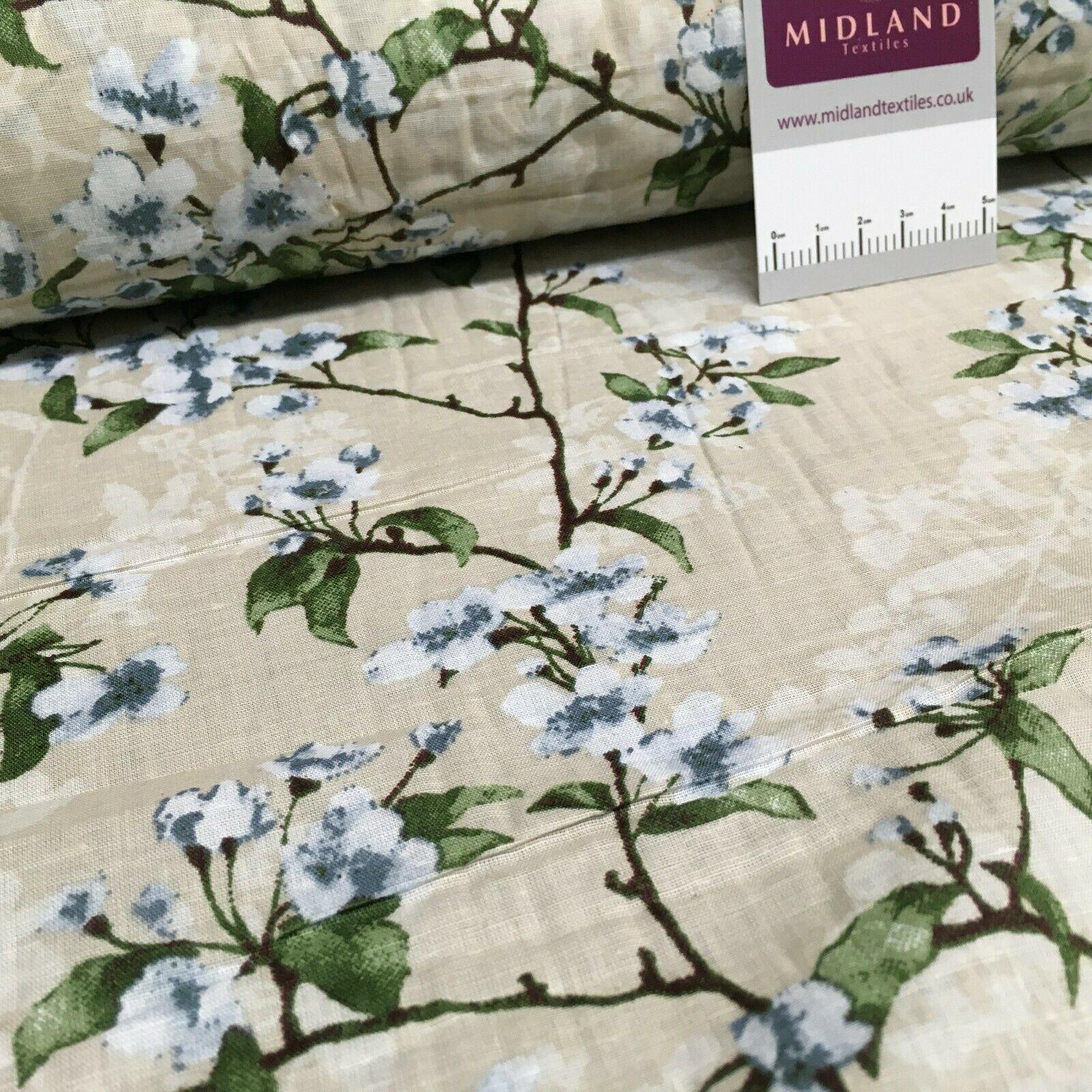Floral Silky Soft 100% Cotton Lawn Dress Fabric M1560 Mtex