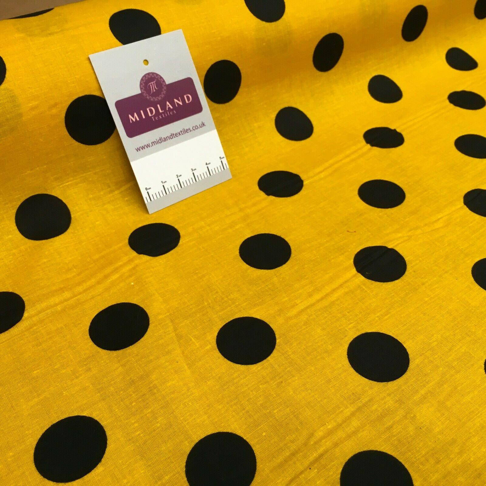 Polka Dot Spot Silky Soft 100% Cotton Lawn craft Fabric M1557 Mtex 110cm Wide