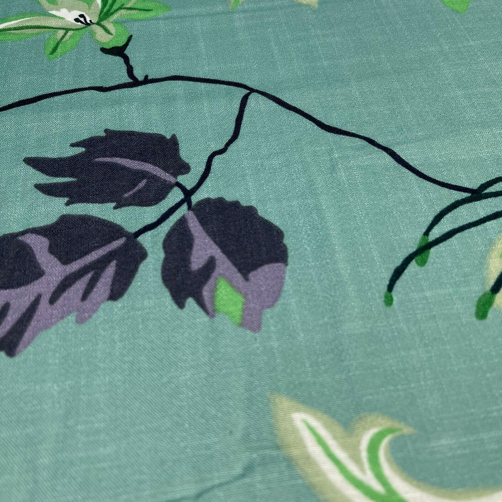 Large Floral Linen Rayon Dress Fabric M1574 Mtex