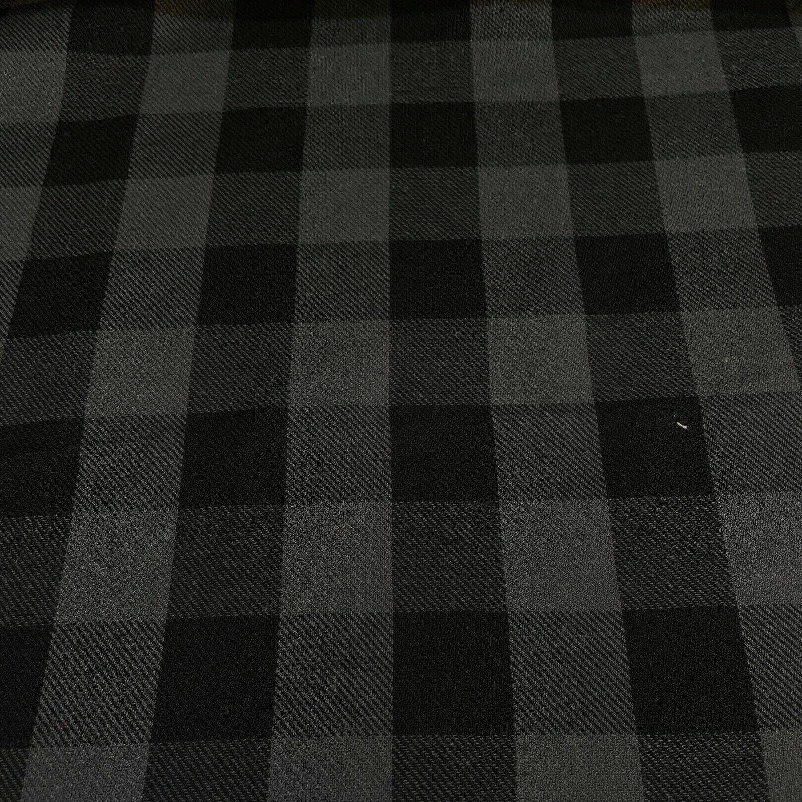 Soft Brushed Tartan Check Plaid Winceyette printed Fabric MA1580