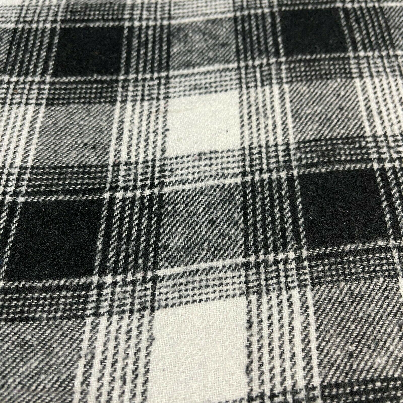 Soft Brushed Tartan Check Plaid Winceyette printed Fabric MA1580