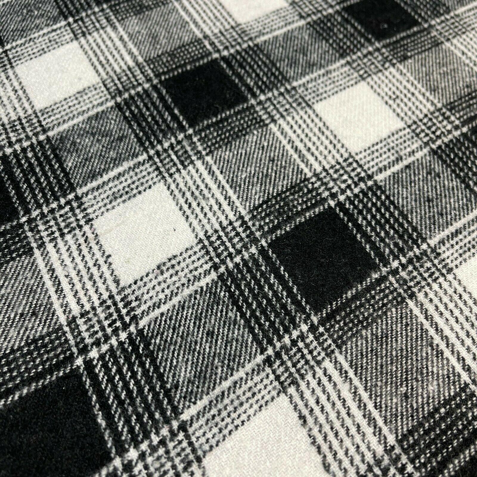 Soft Brushed Tartan Check Plaid Winceyette printed Fabric MA1580