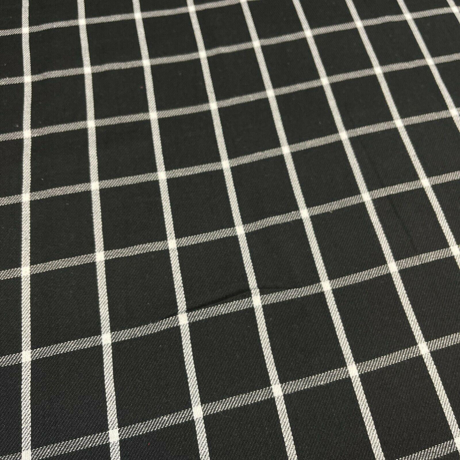 Soft Brushed Tartan Check Plaid Winceyette printed Fabric MA1580