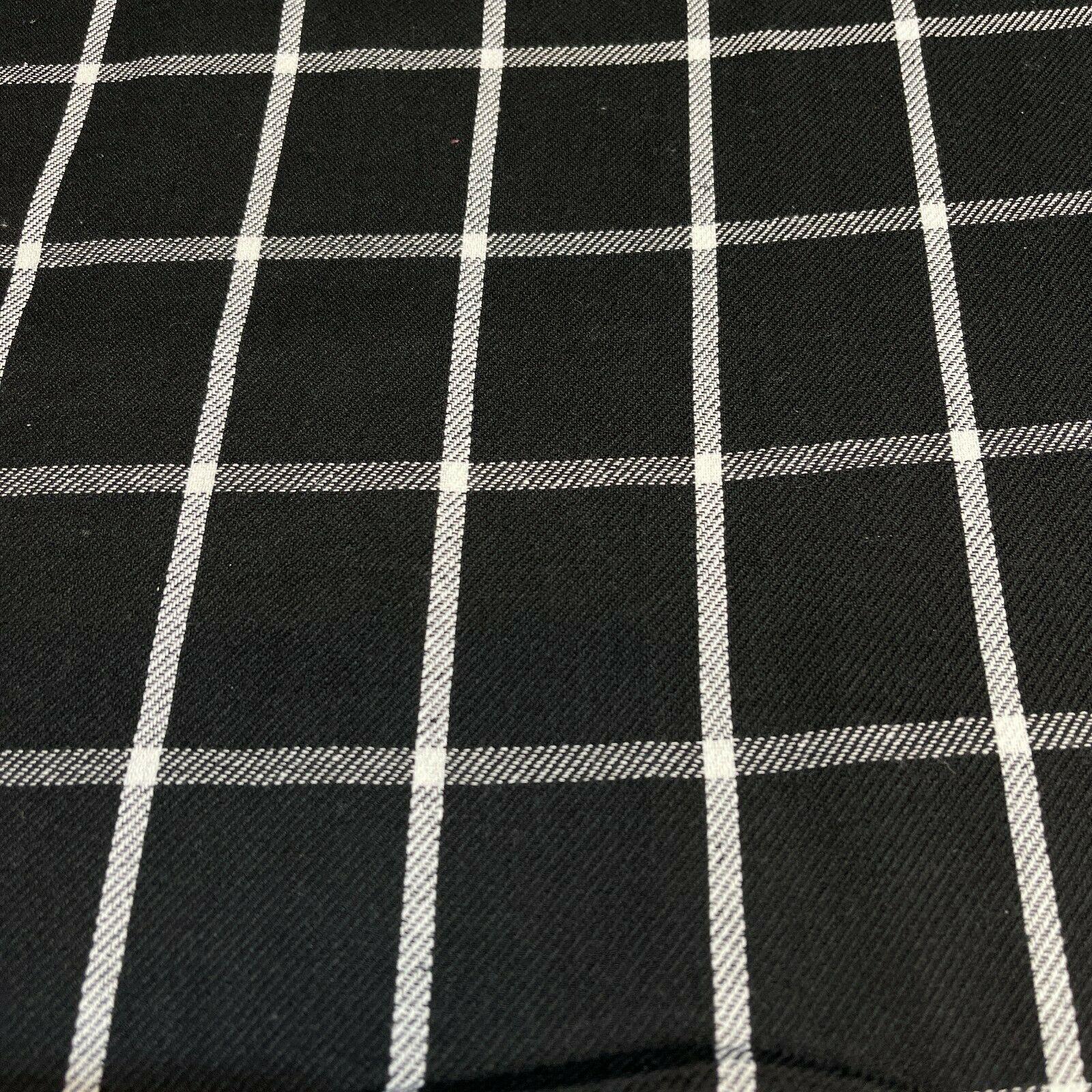 Soft Brushed Tartan Check Plaid Winceyette printed Fabric MA1580