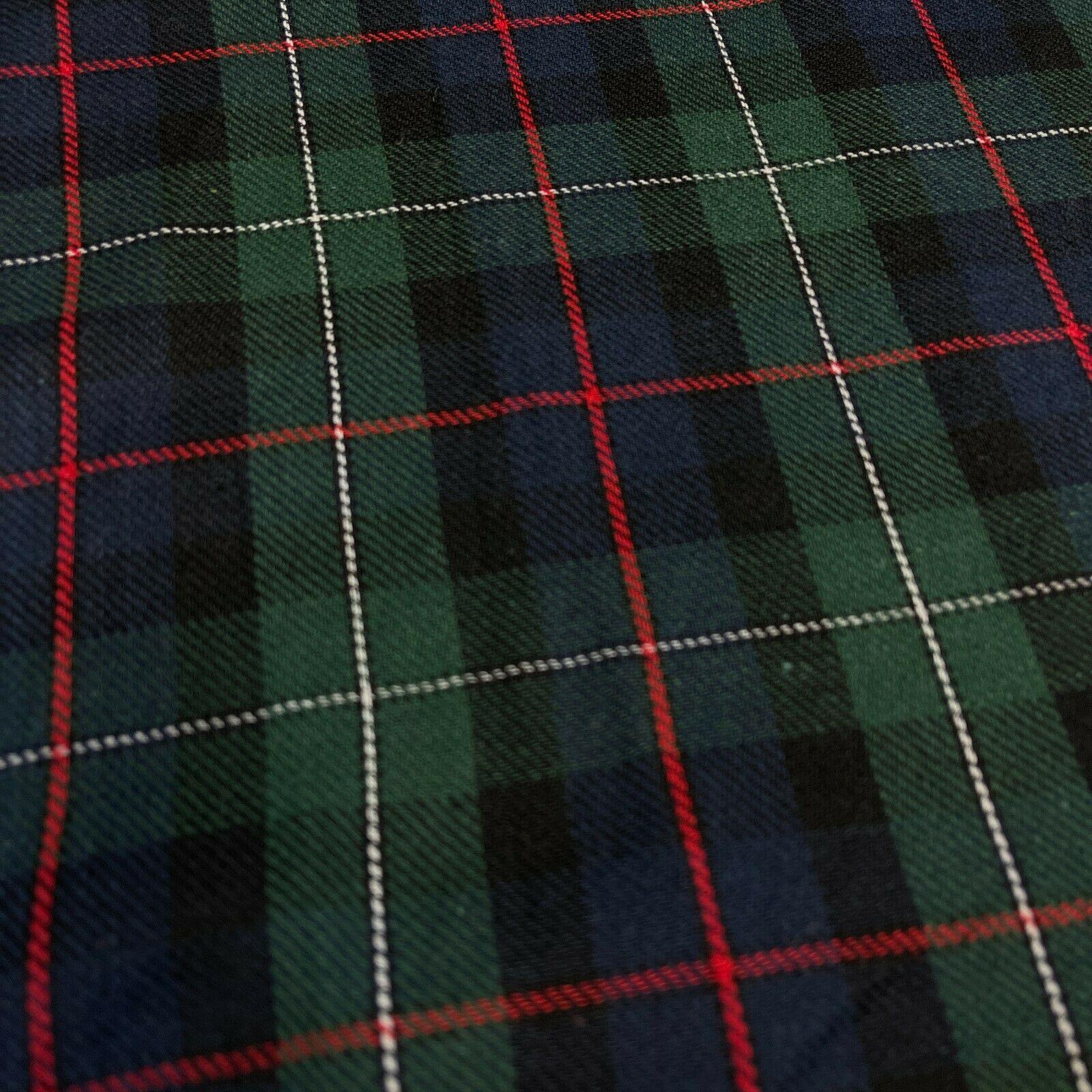 Soft Brushed Tartan Check Plaid Winceyette printed Fabric MA1580