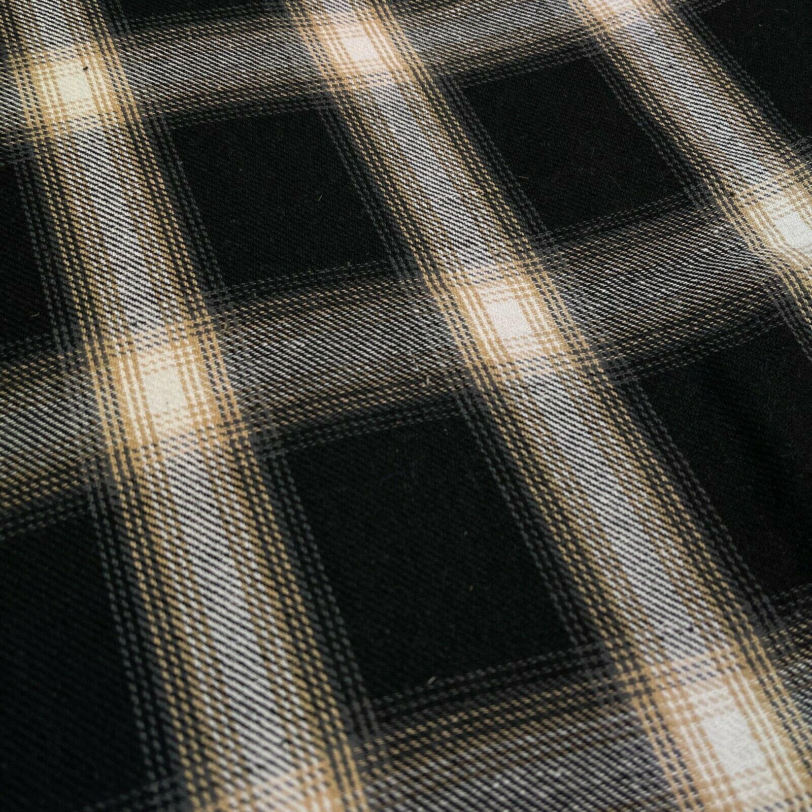 Soft Brushed Tartan Check Plaid Winceyette printed Fabric MA1580