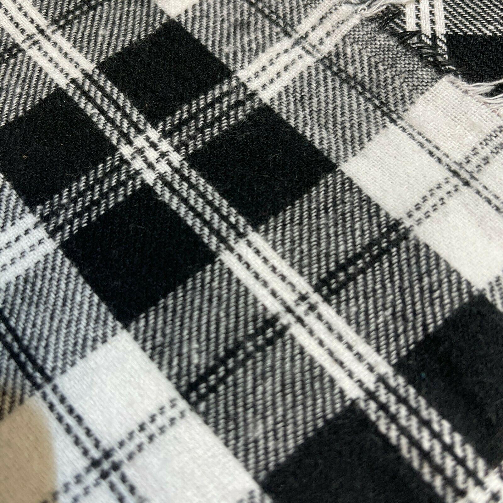 Soft Brushed Tartan Check Plaid Winceyette printed Fabric MA1580