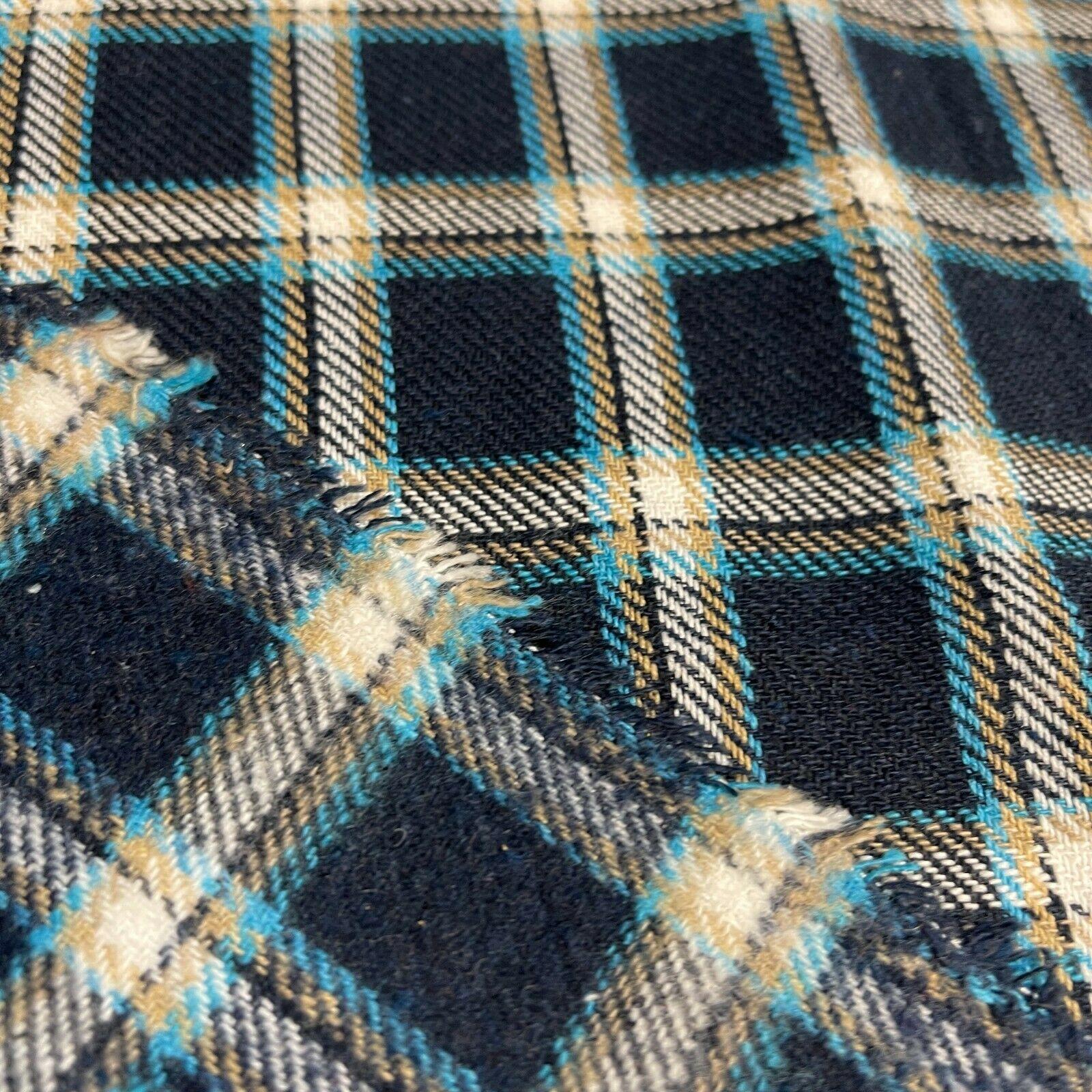 Soft Brushed Tartan Check Plaid Winceyette printed Fabric MA1580